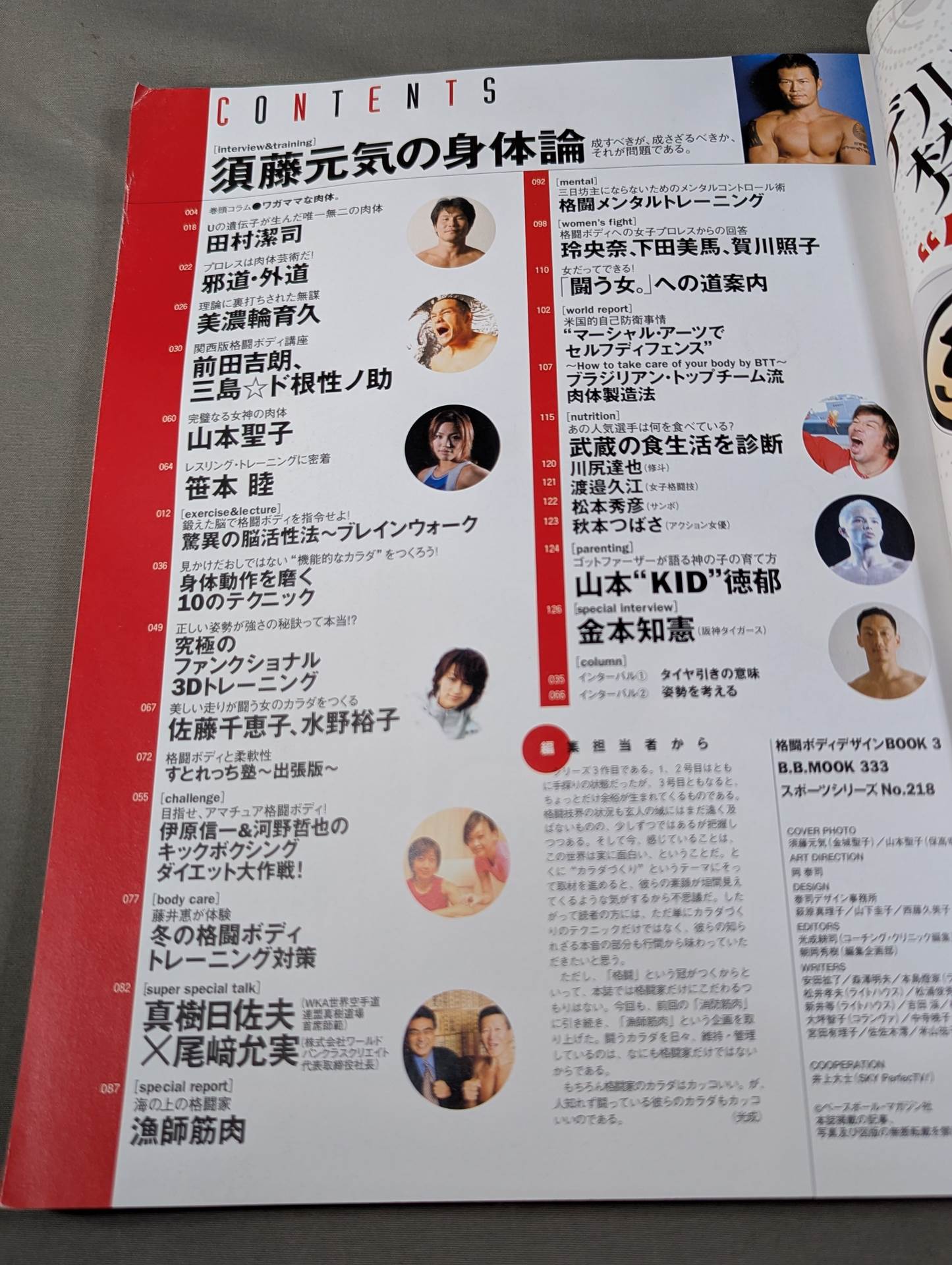 格闘ボディデザインBOOK3 闘うためのカラダづくり「心」・「技」・「体」