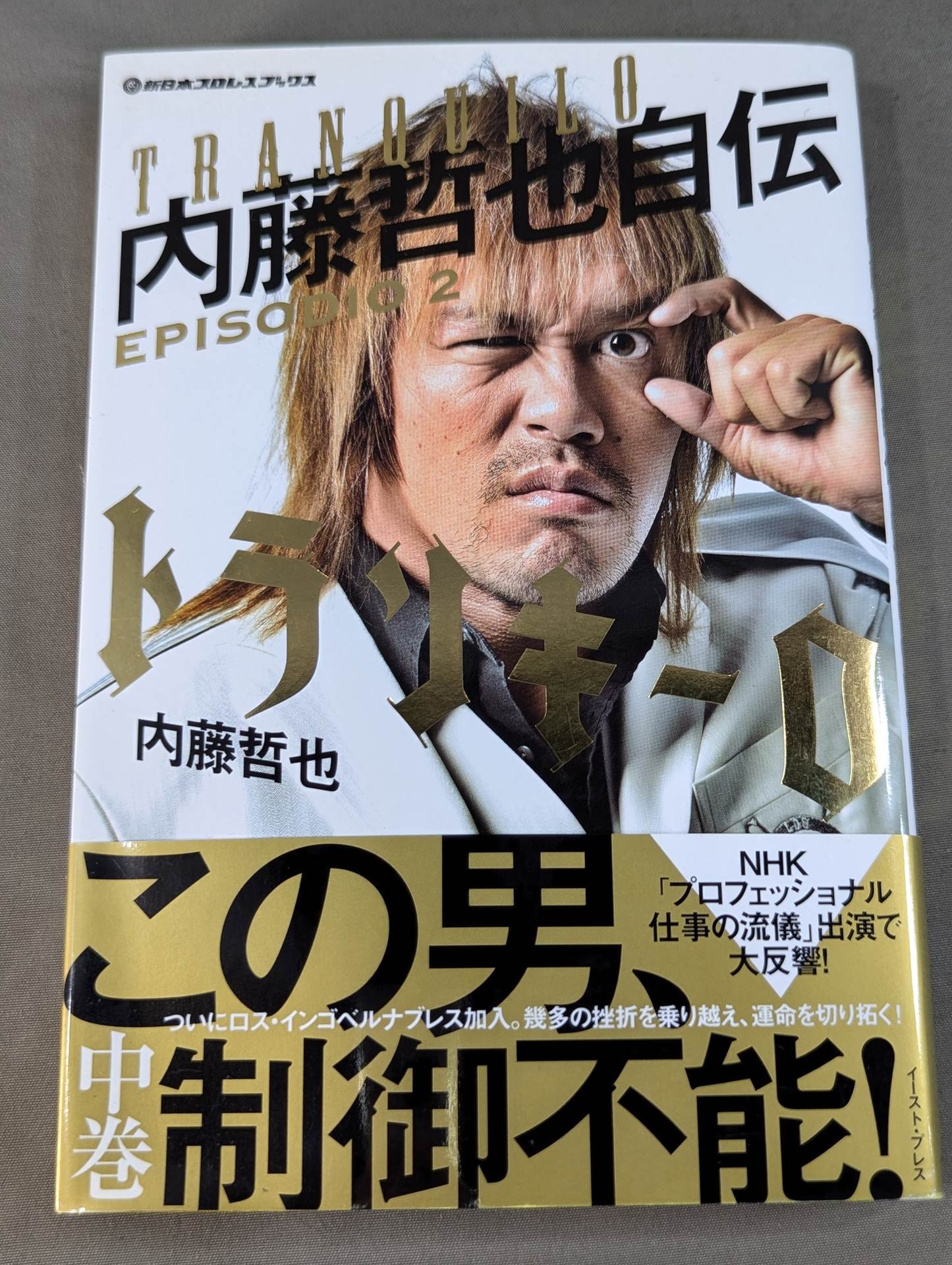 [With postcard] Tranquillo Tetsuya Naito Autobiography EPISODIO2 (middle volume)