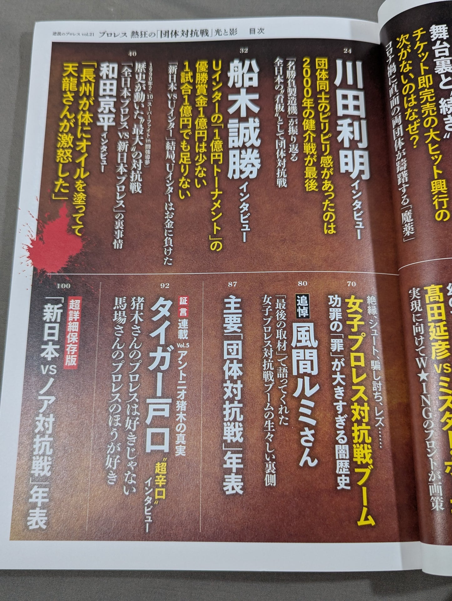 Series Paradoxical Pro Wrestling Vol.21 Pro Wrestling  frenzy "promotion  competition" Light and Shadow