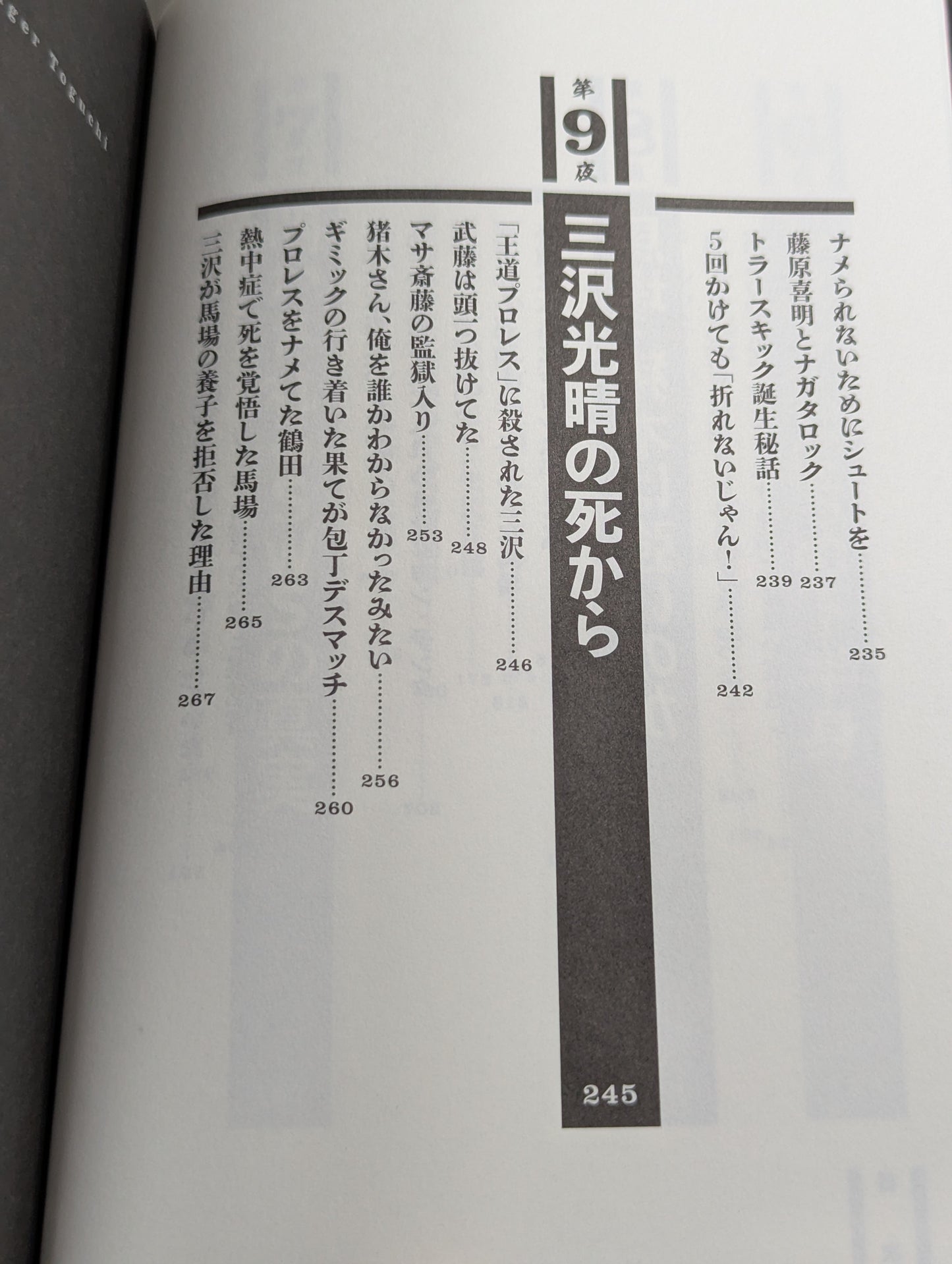Poisonous Tiger Shoot Night Story Showa Pro Wrestling  Dark Dialogue