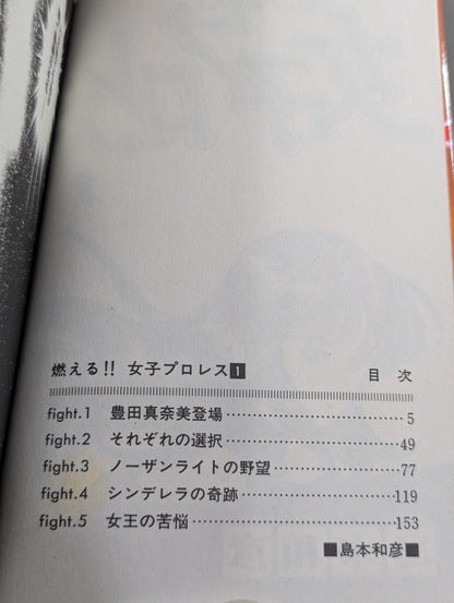 [All 3 volumes set] Burning! !! Women's Pro Wrestling