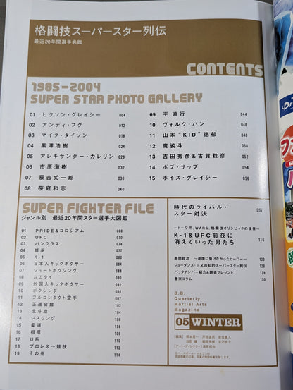 格闘技スーパースター列伝 1985-2004 SUPER FIGHTER PHOTO GALLERY