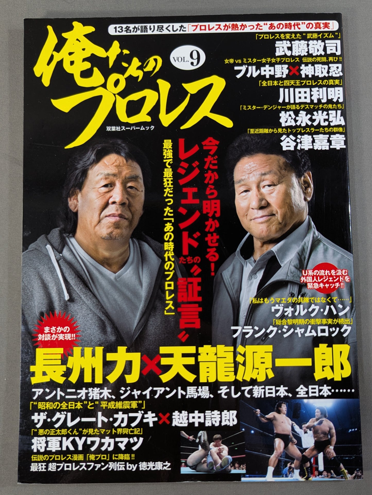 俺たちのプロレス Vol.9 今だから明かせる!レジェンドたちの13名の「証言」 長州力×天龍源一郎