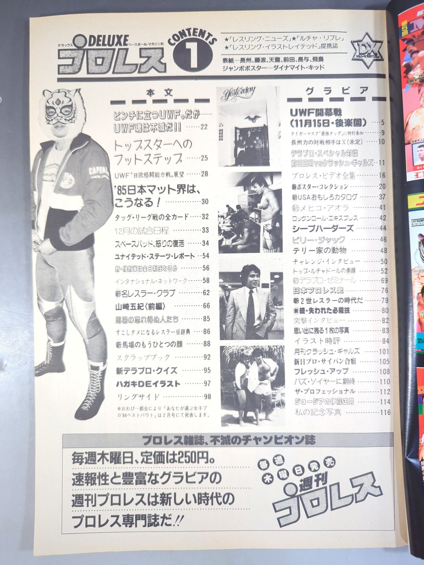デラックスプロレス 1985年1月号