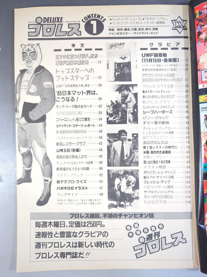 デラックスプロレス 1985年1月号