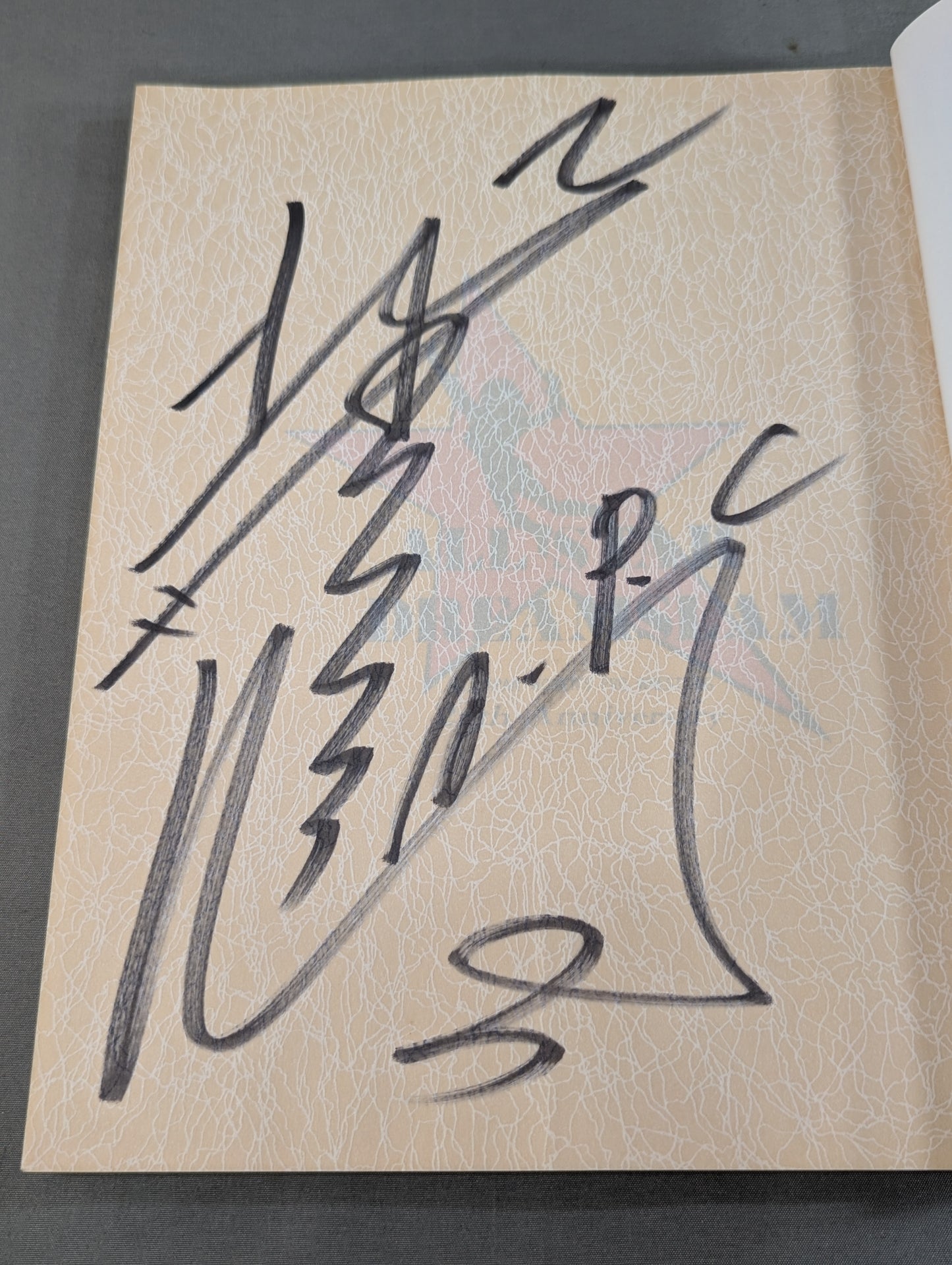 [Akira Hokuto  hand signed autograph ALL STAR DREAMSLAM (YOKOHAMA OSAKA) Dream All-Star Game Photo Collection