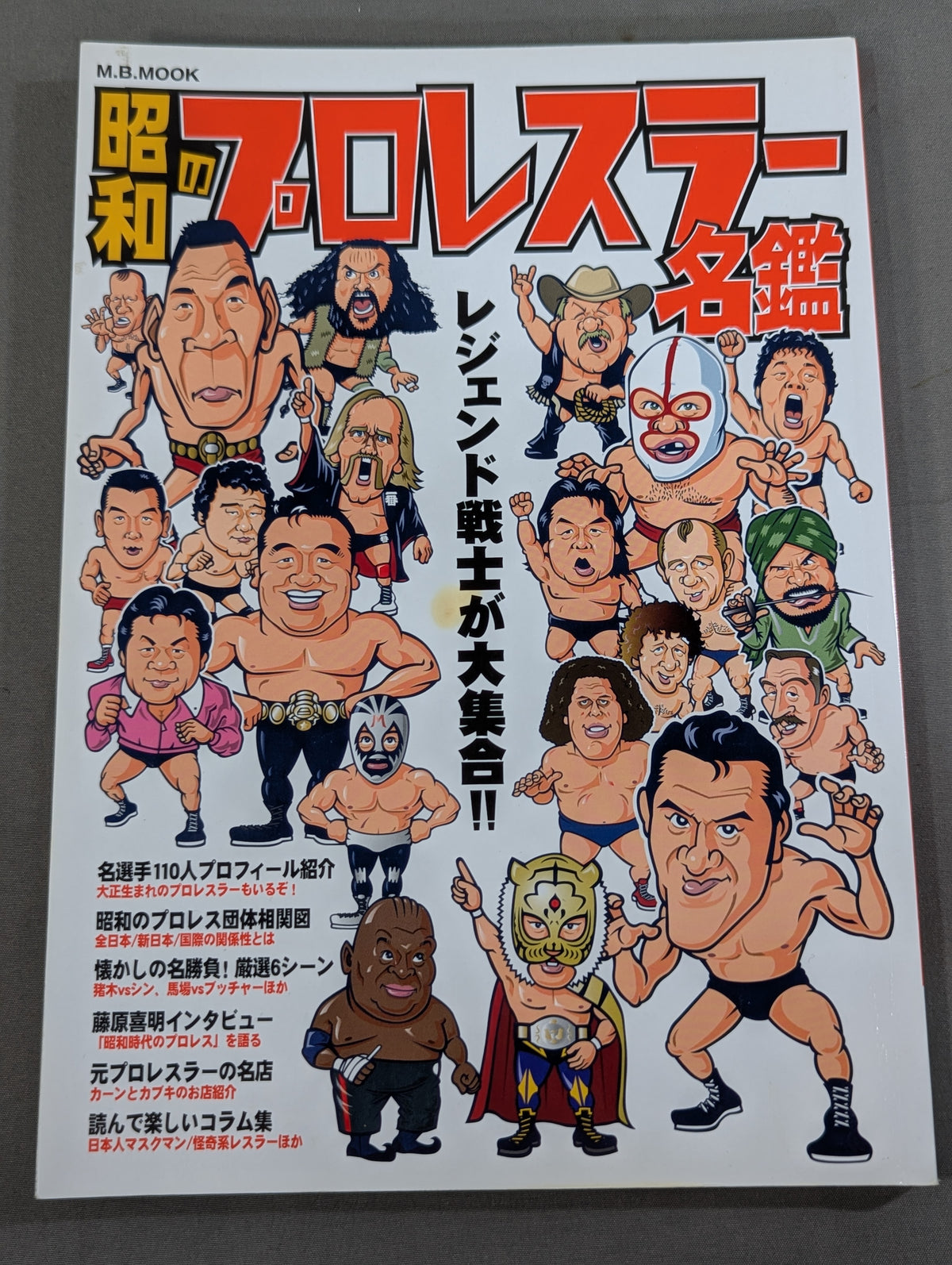 昭和のプロレスラー名鑑 レジェンド戦士が大集合!!