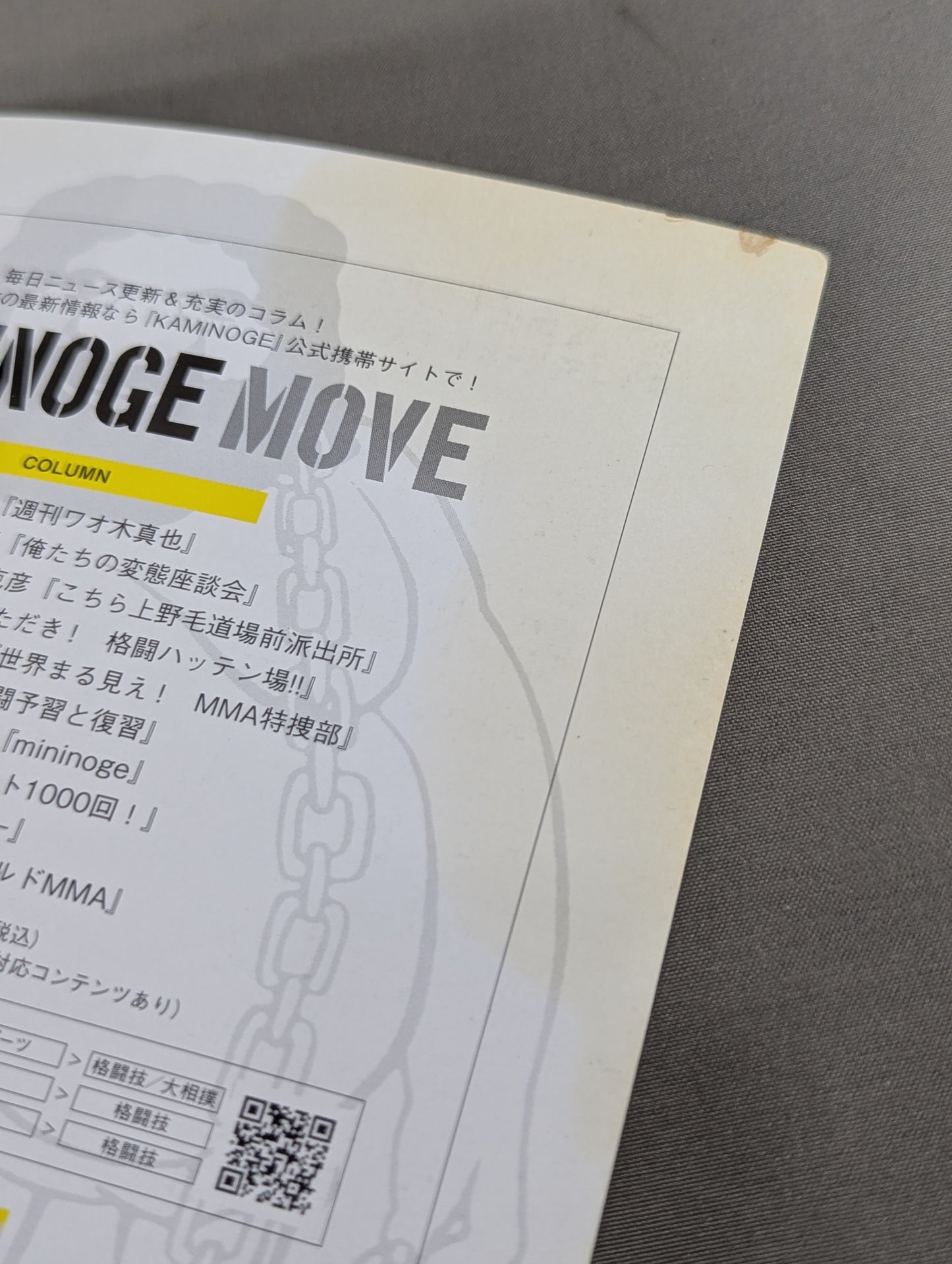 KAMINOGE [かみのげ] Vol.10 / 高田延彦 人生を統括する｡