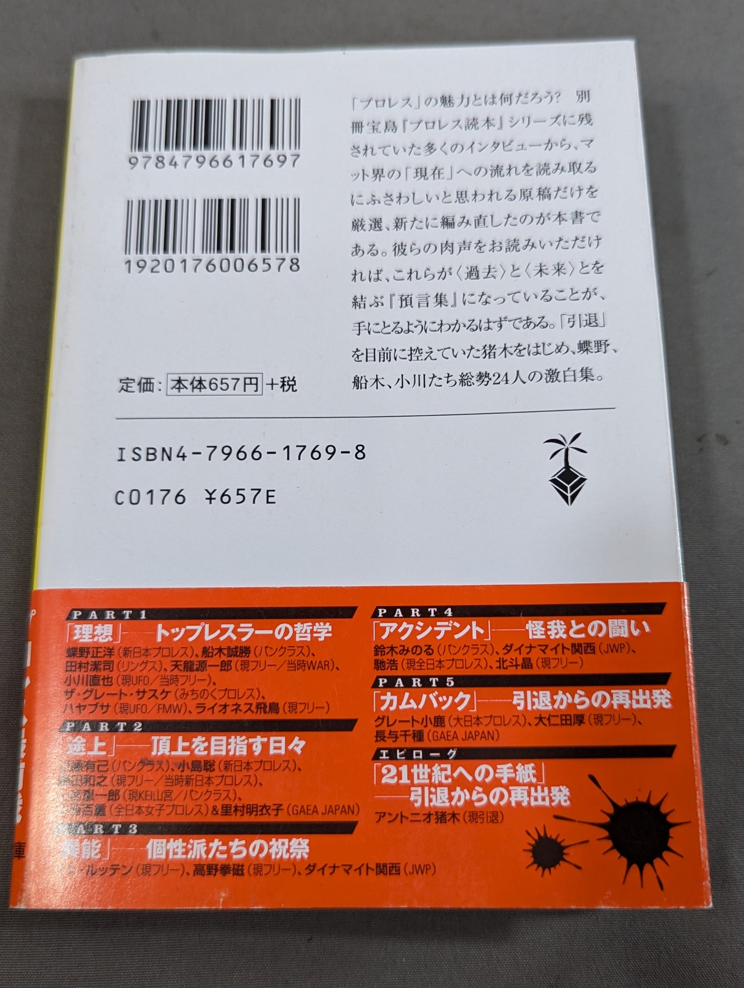 激白 プロレスラー烈伝
