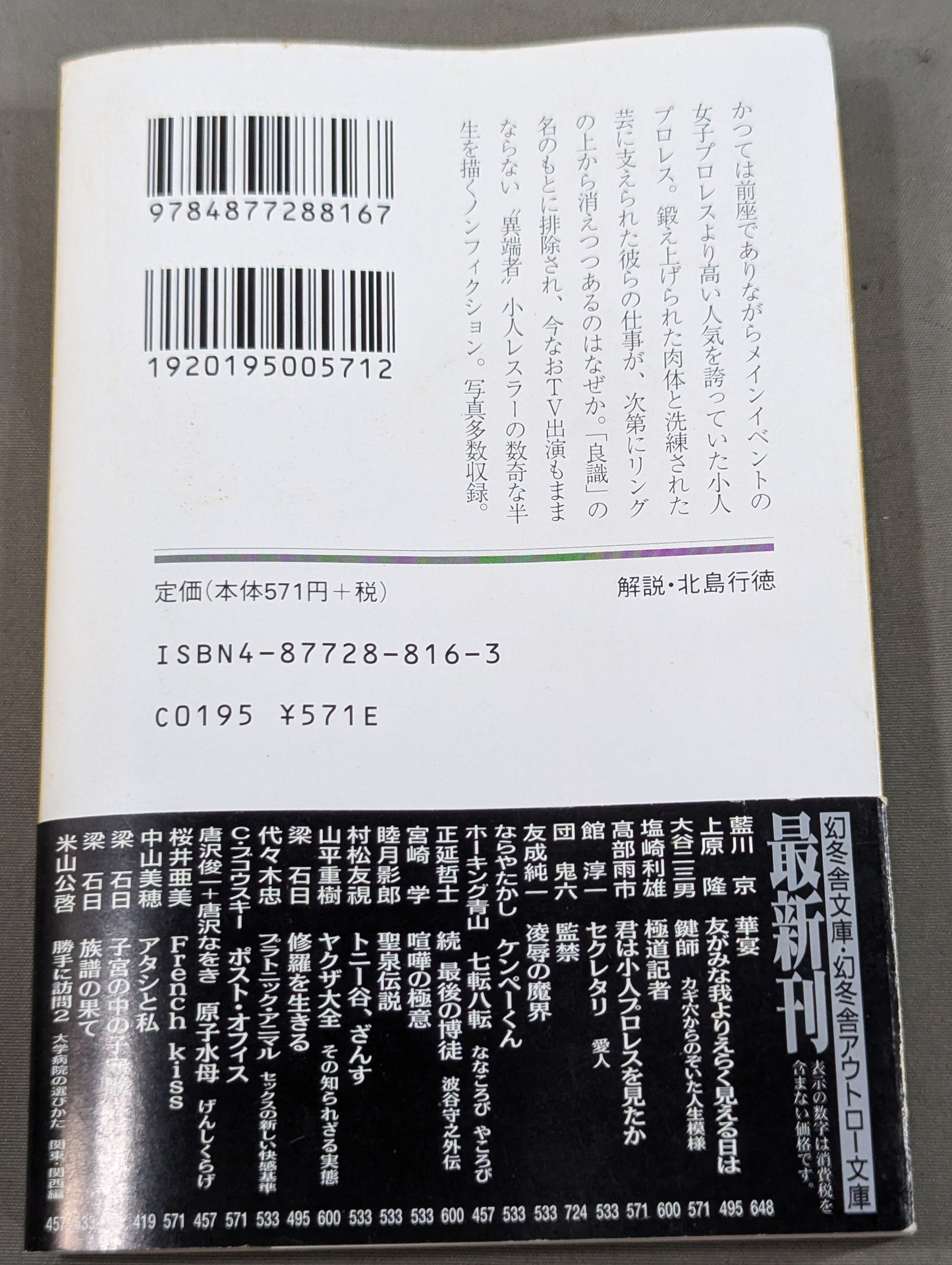君は小人プロレスを見たか