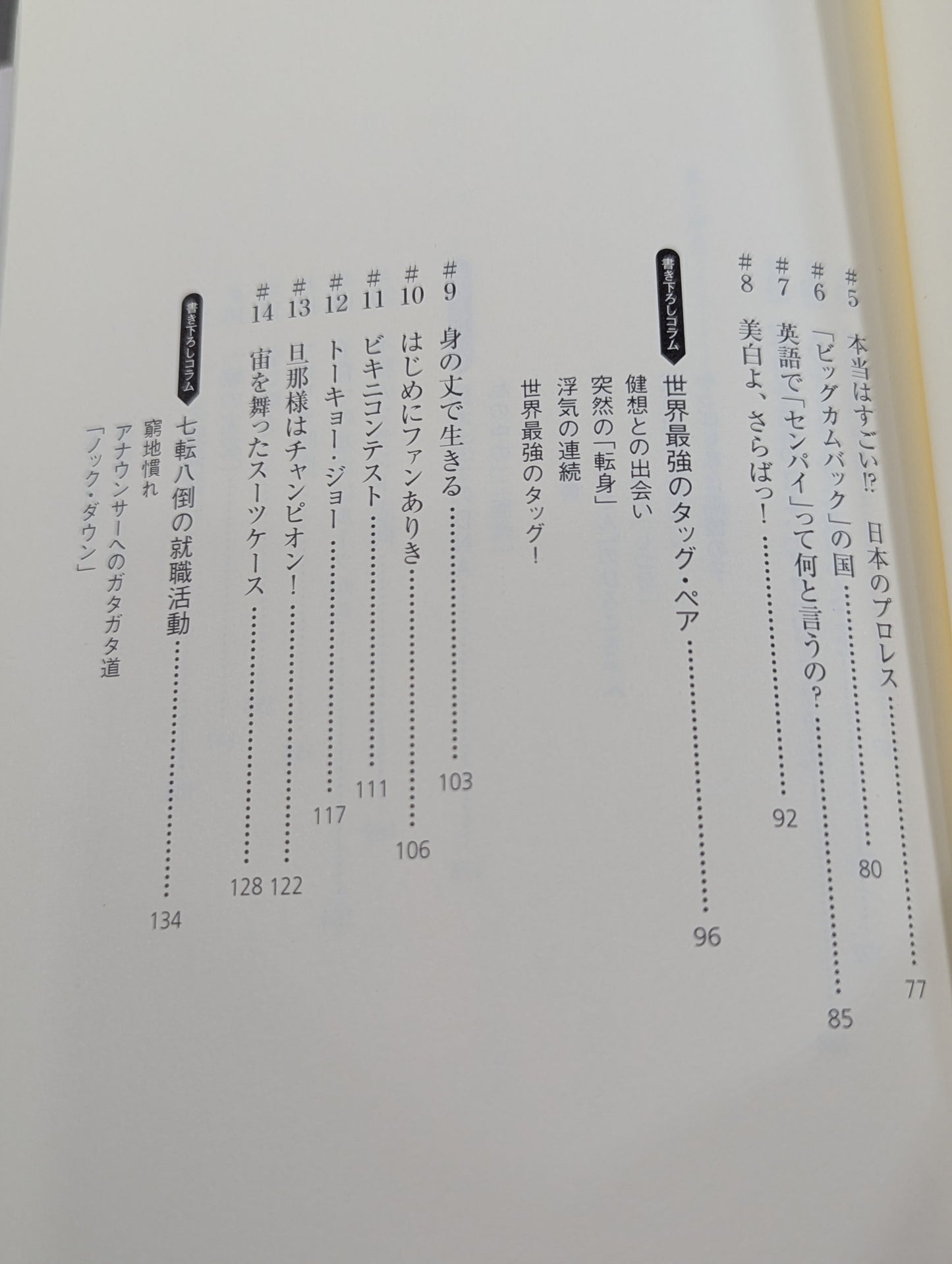 ゲイシャ・ガール､リングに上がる