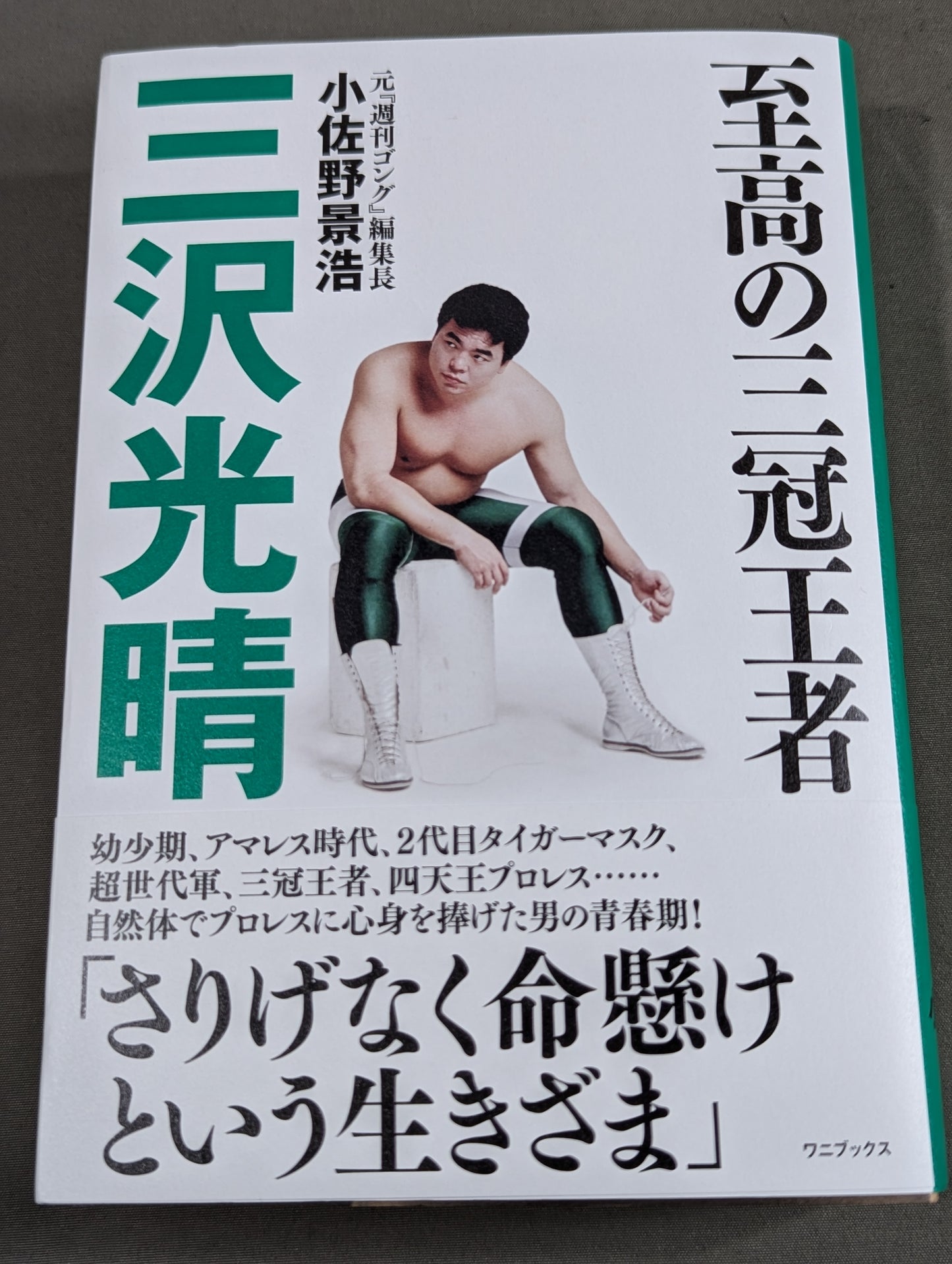 【著者 直筆サイン入り】至高の三冠王者 三沢光晴