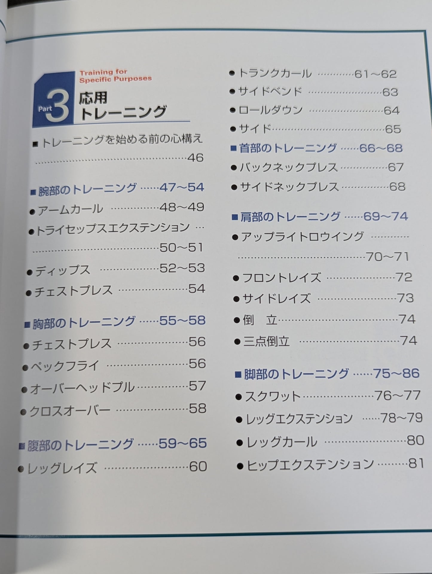 角田信朗のボディ・トレーニング