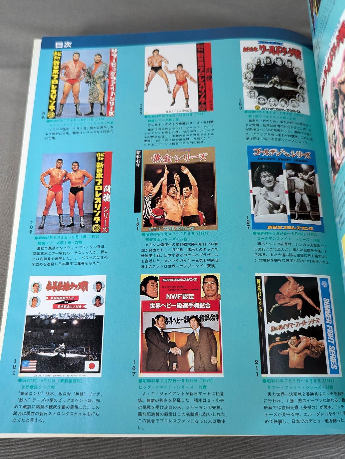 New Japan Pro Wrestling Pro-wrestling  Condensed version of the pamphlet Volume 1 [Permanent Preservation Version]
