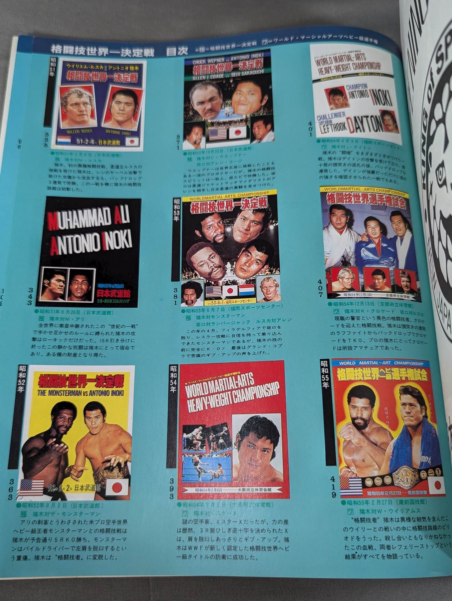 New Japan Pro Wrestling Pro-wrestling  Condensed version of the pamphlet Volume 1 [Permanent Preservation Version]