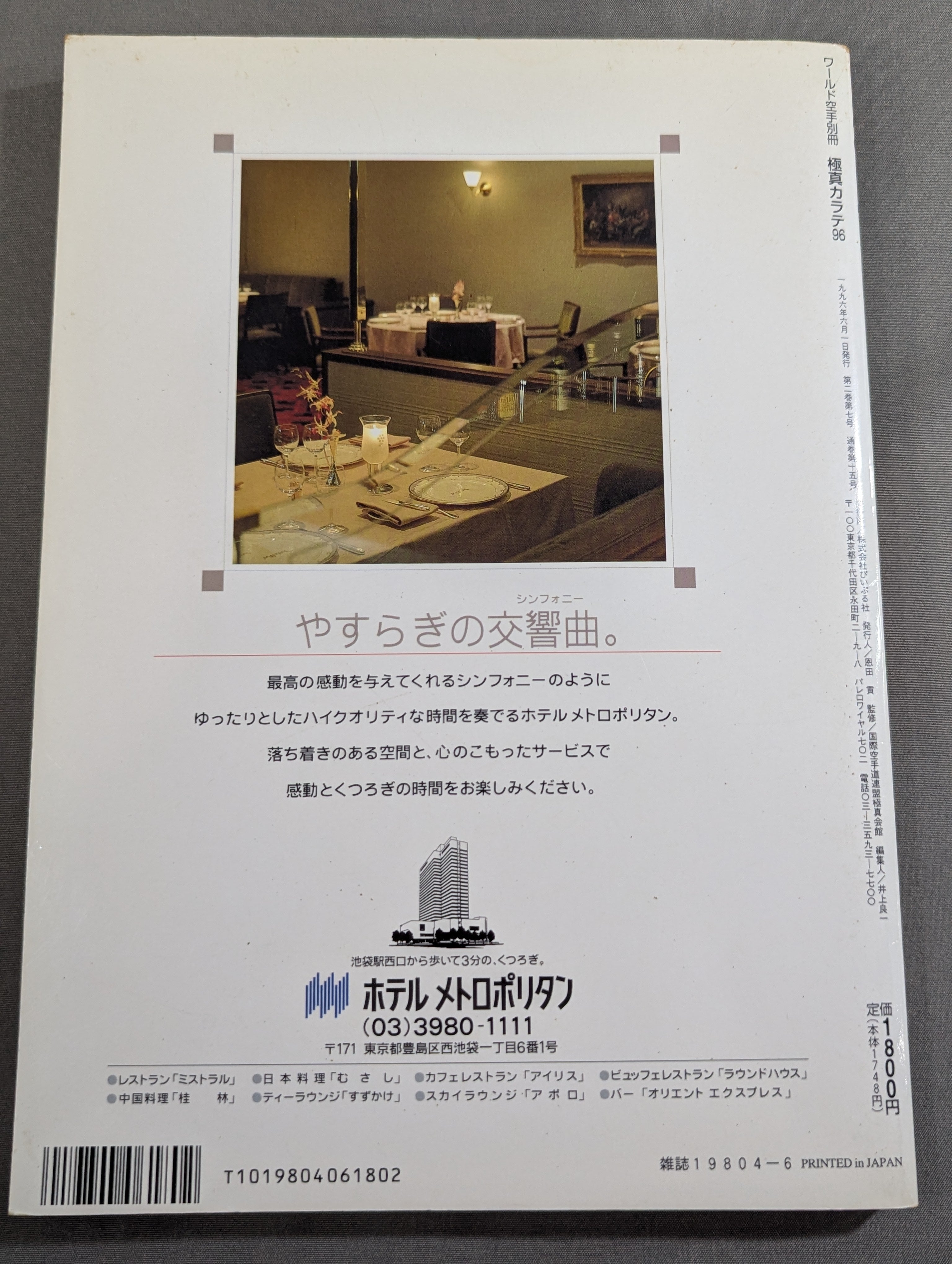 極真カラテ年鑑 第15号 極真カラテ96 – 闘道館