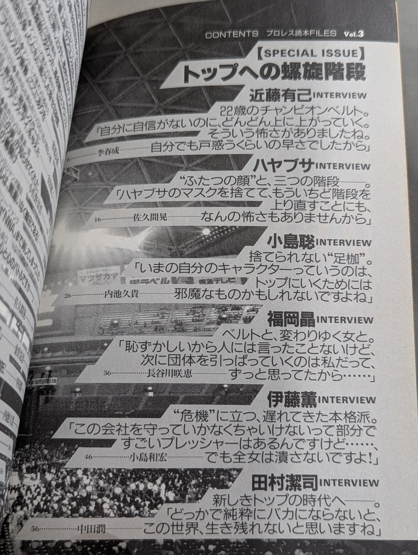 別冊宝島 特別編集 プロレス読本Files Vol.3