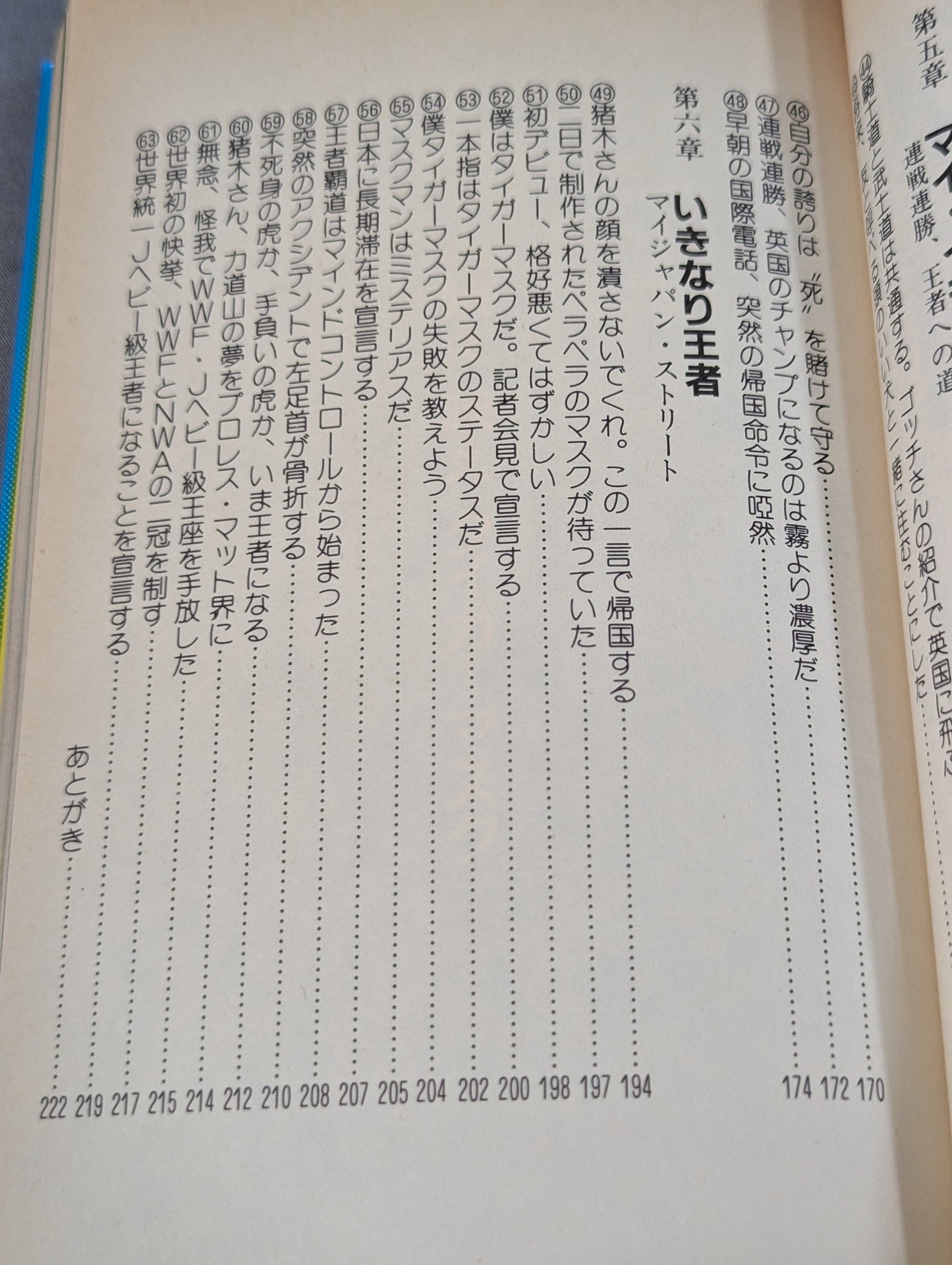 いきなり王者。吠え吠えタイガーマスク