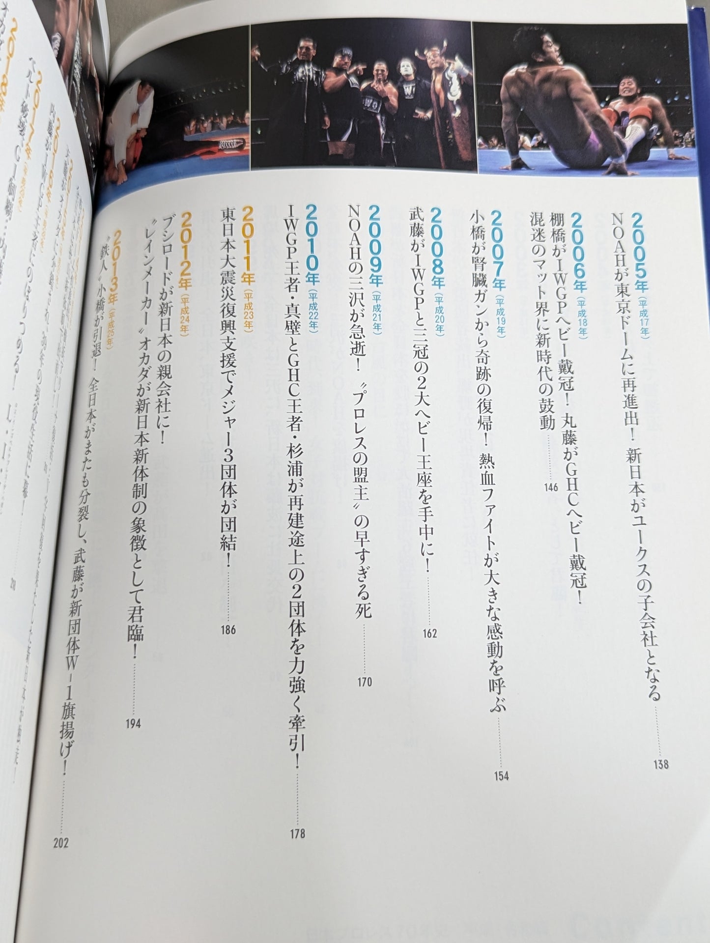 日本プロレス70年史 平成・令和編