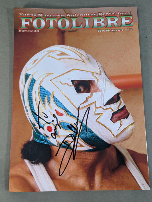 【ドクトル・ワグナーJr. 直筆サイン入り】FOTOLIBRE de Mascara Numero.48