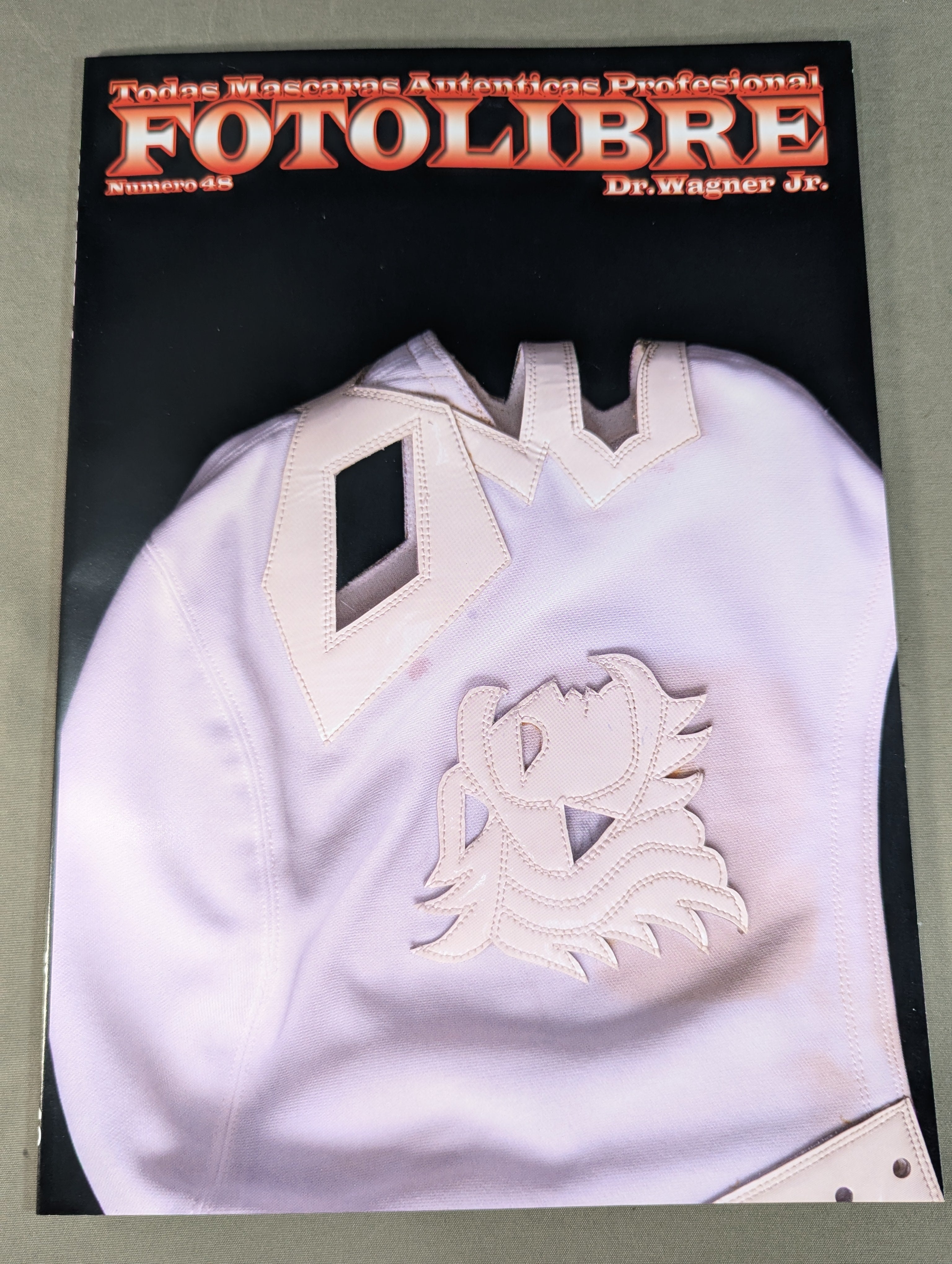 ドクトル・ワグナーJr. 直筆サイン入り】FOTOLIBRE de Mascara Numero