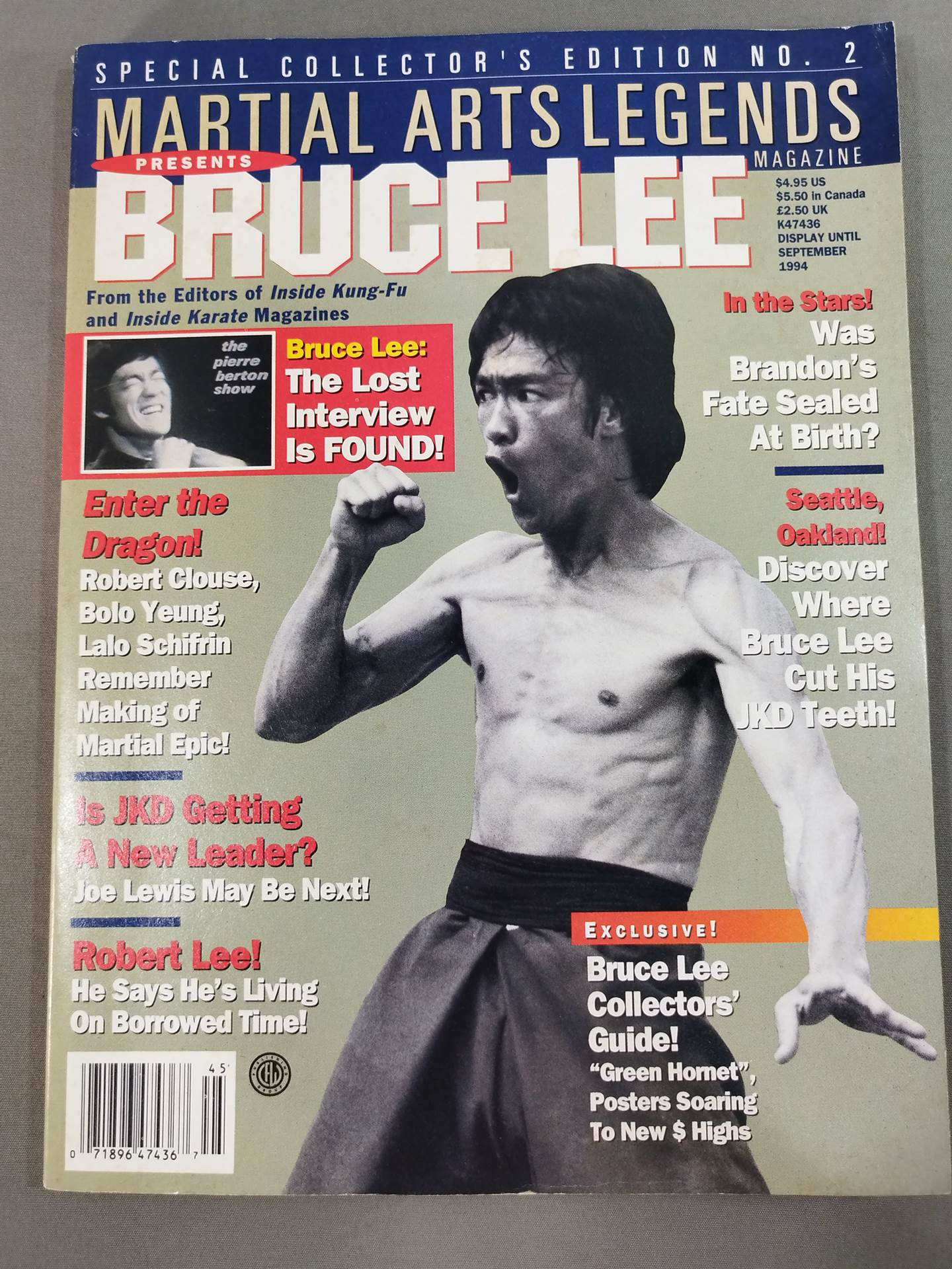 MARTIAL ARTS LEGENDS MAGAZINE：PRESENTS BRUCE LEE