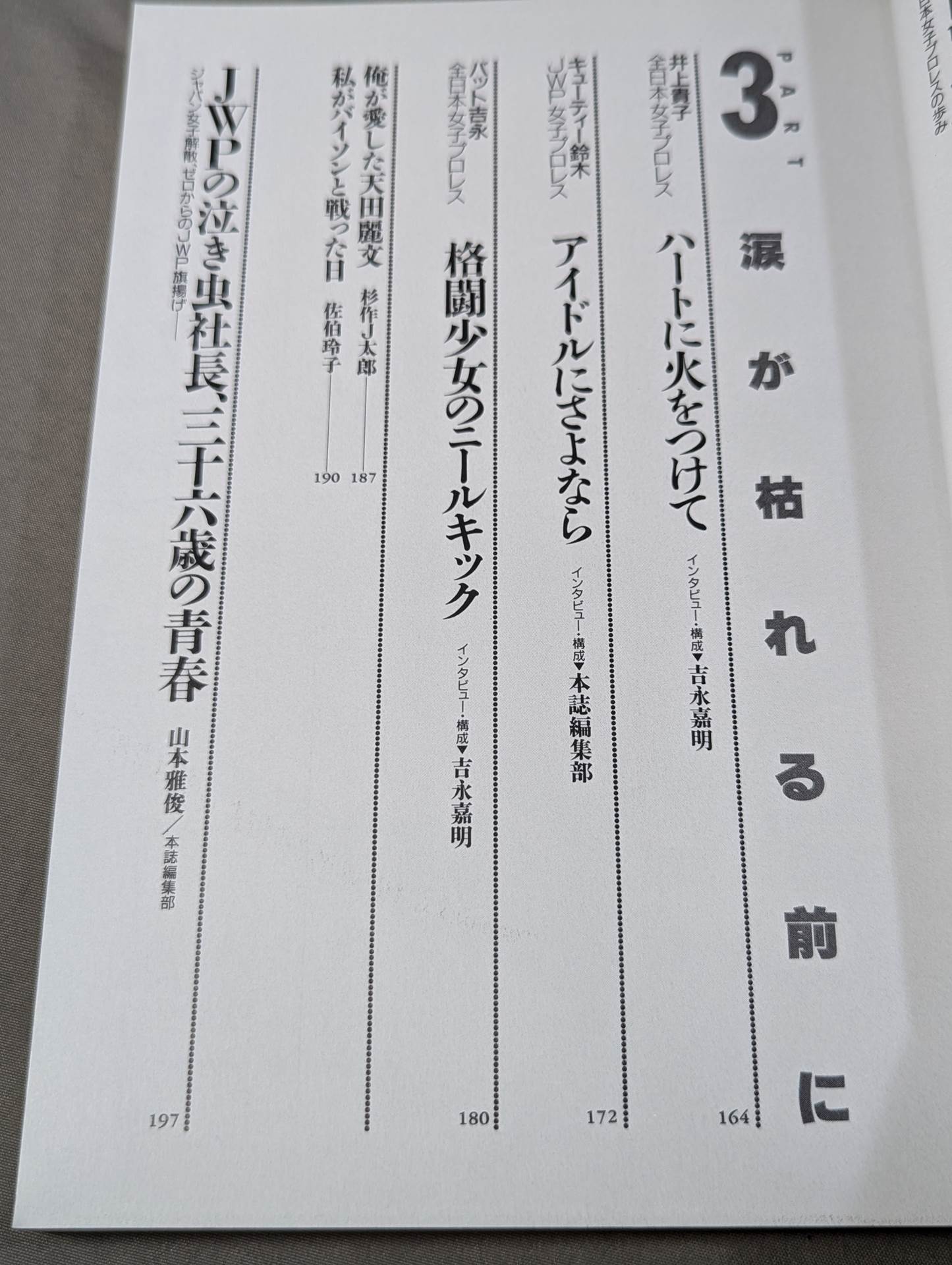 別冊宝島EX 決定版!女子プロレス読本
