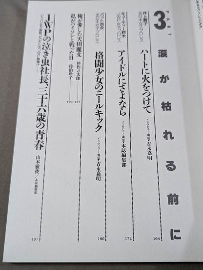 別冊宝島EX 決定版!女子プロレス読本