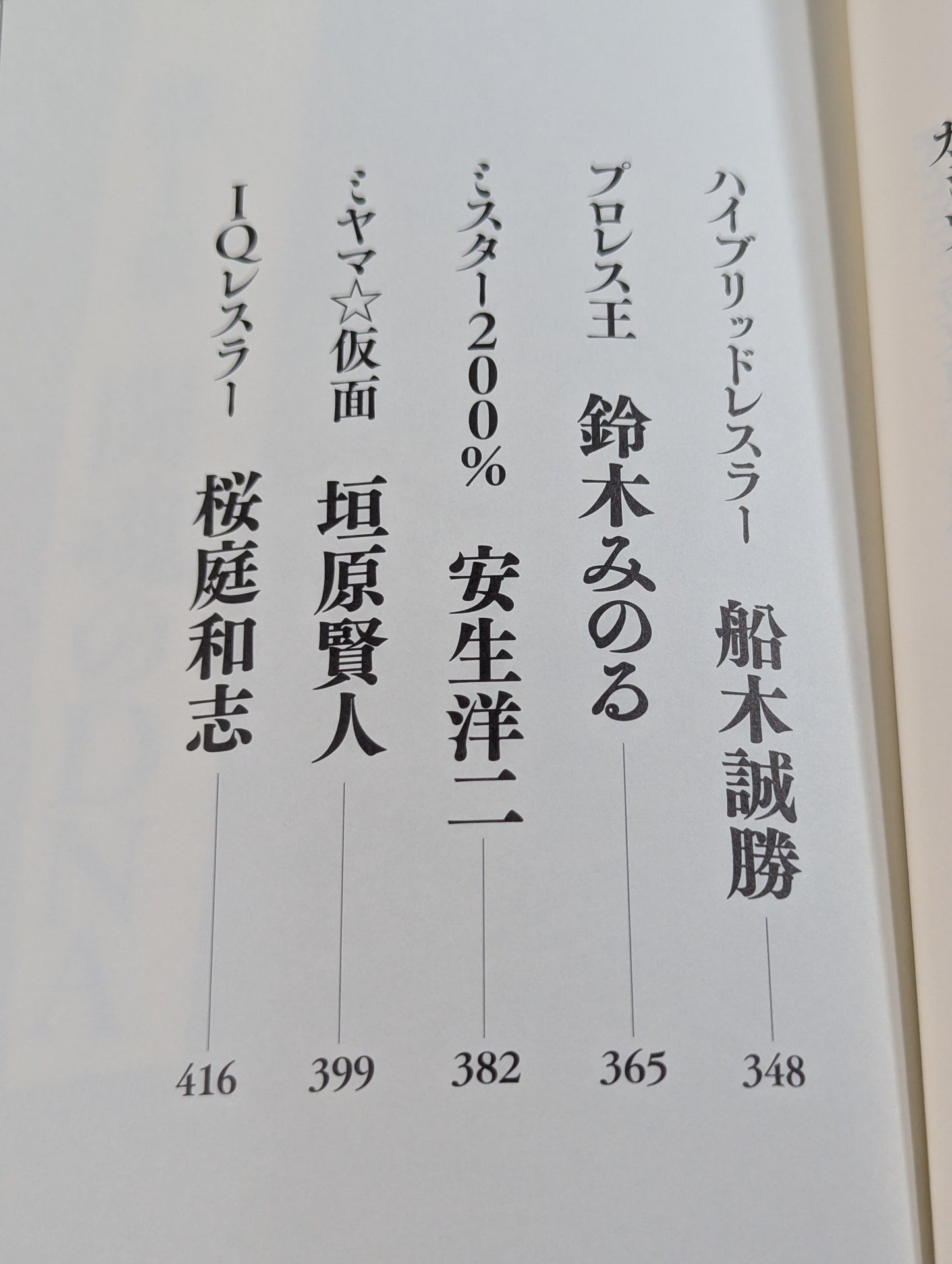 プロレス レジェンドスター懺悔録