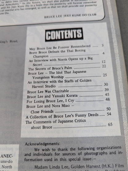 BRUCE LEE HIS PRIVACY AND ANECDOTES