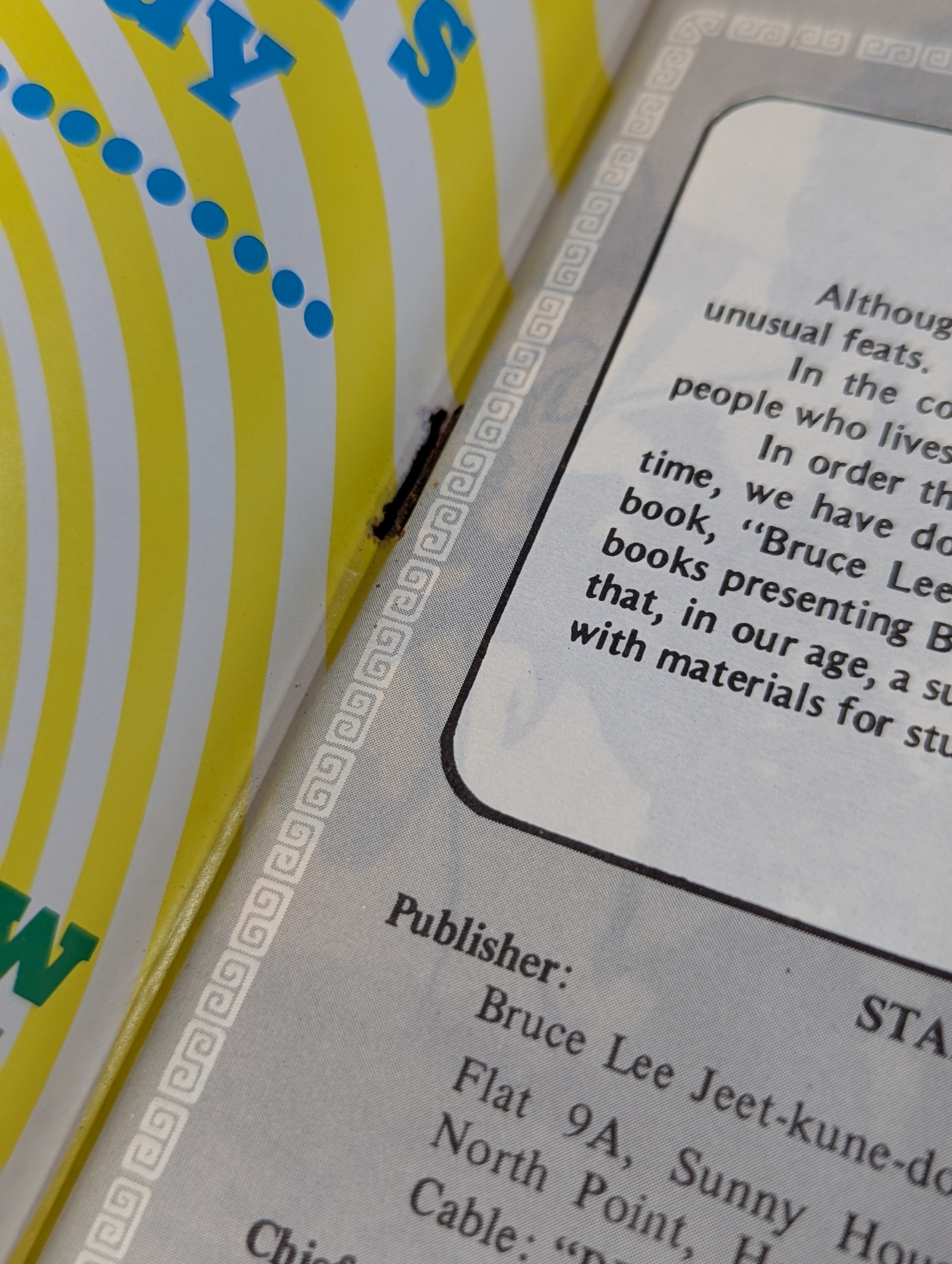 BRUCE LEE HIS PRIVACY AND ANECDOTES – 闘道館