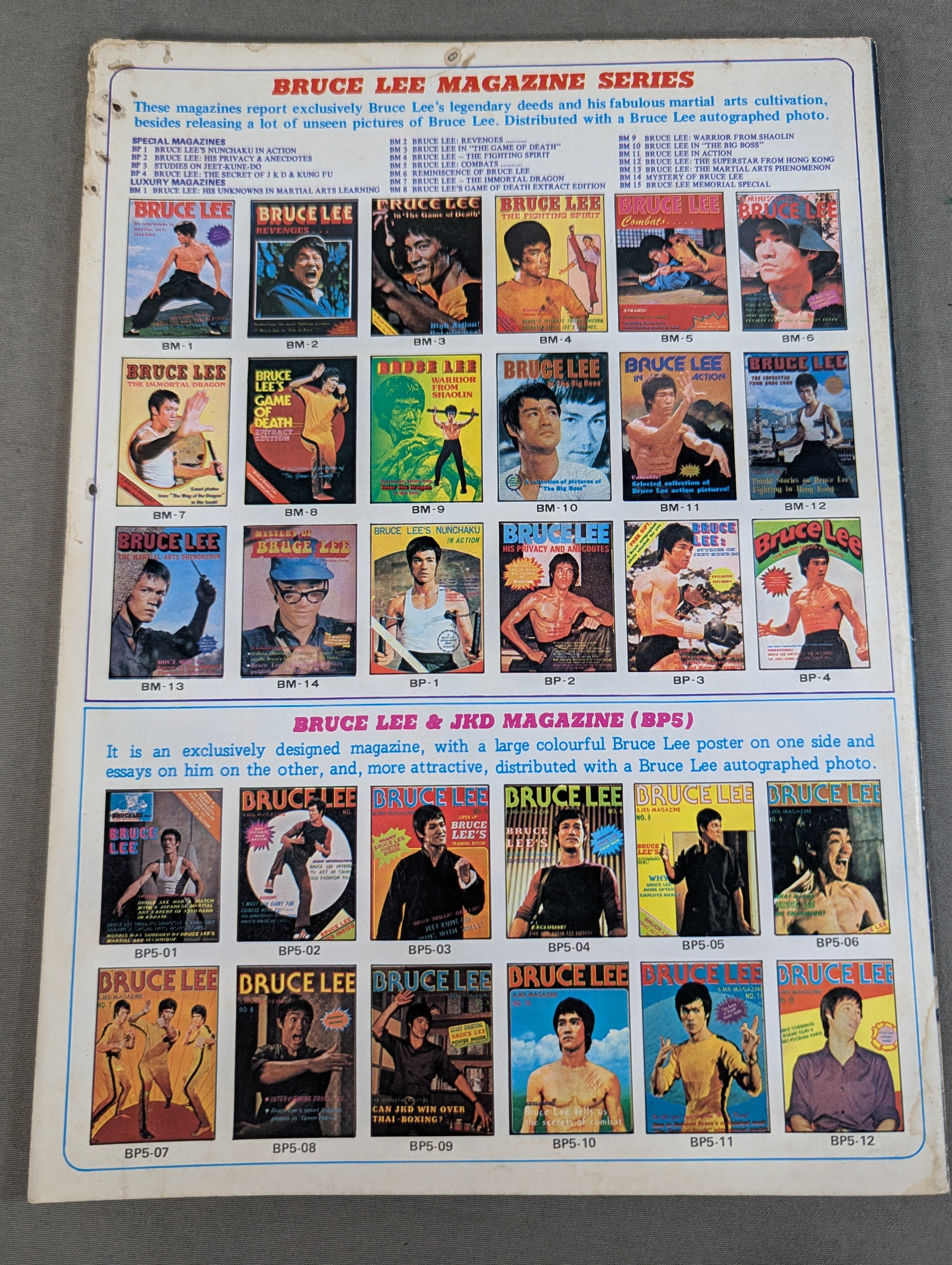 BRUCE LEE HIS PRIVACY AND ANECDOTES – 闘道館