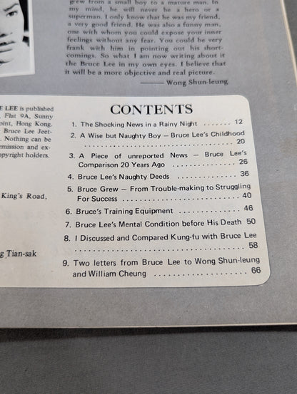 REMINISCENCE OF BRUCE LEE