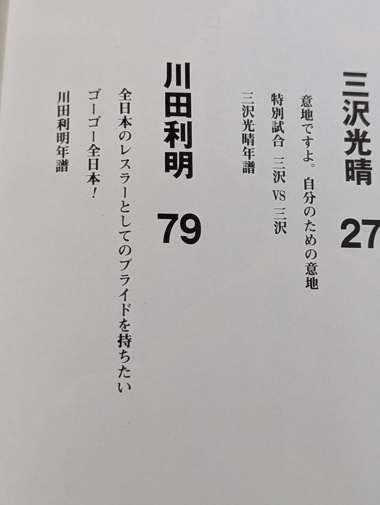 This is Pro Wrestling . -The Four Heavenly Kings speak-