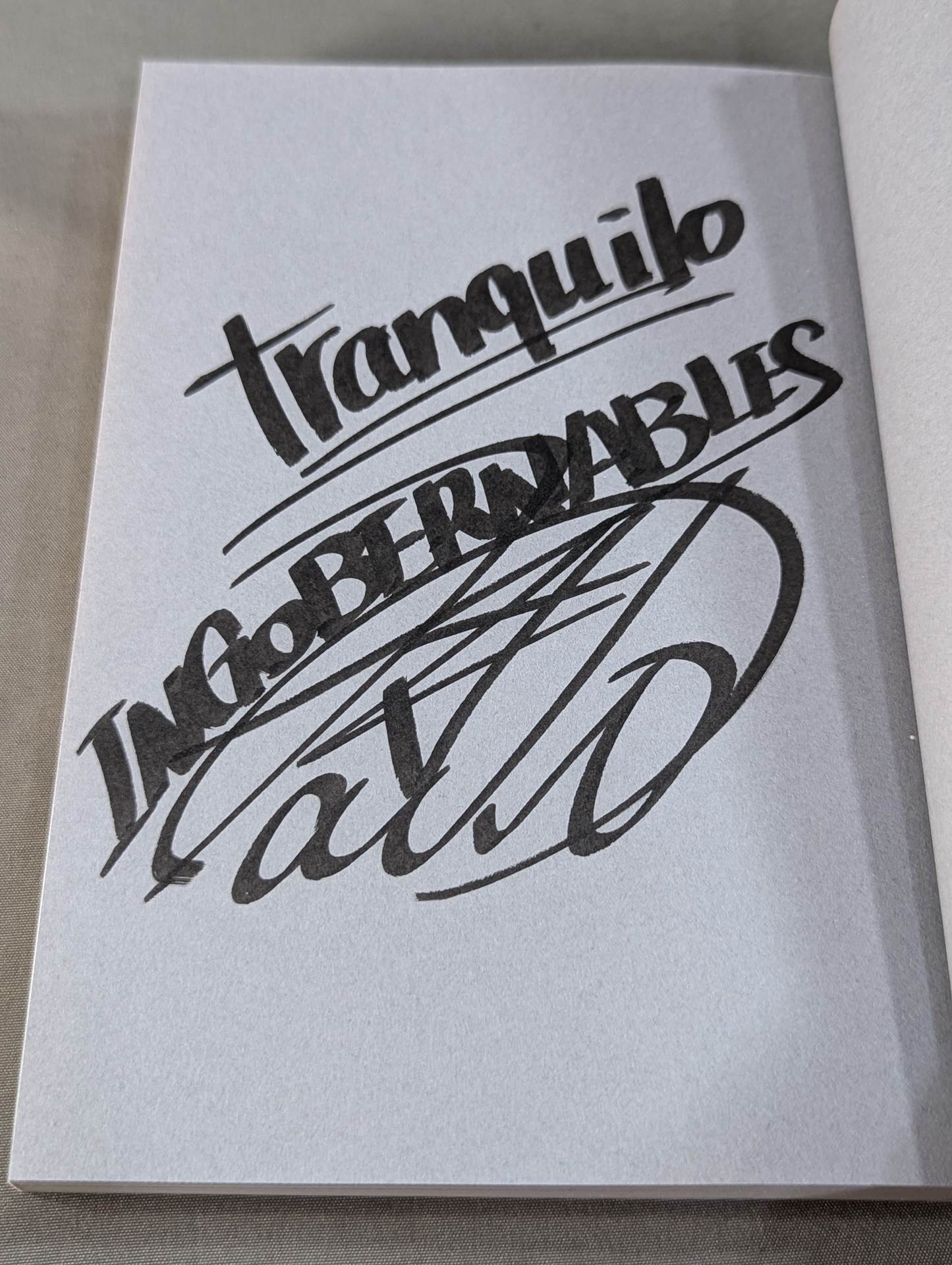 [hand signed autograph  with postcard] Tranquillo Autobiography of Tetsuya Naito EPISODIO1 (Volume 1)