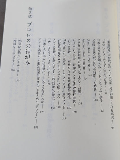 プロレス入門 神がみと伝説の男たちのヒストリー