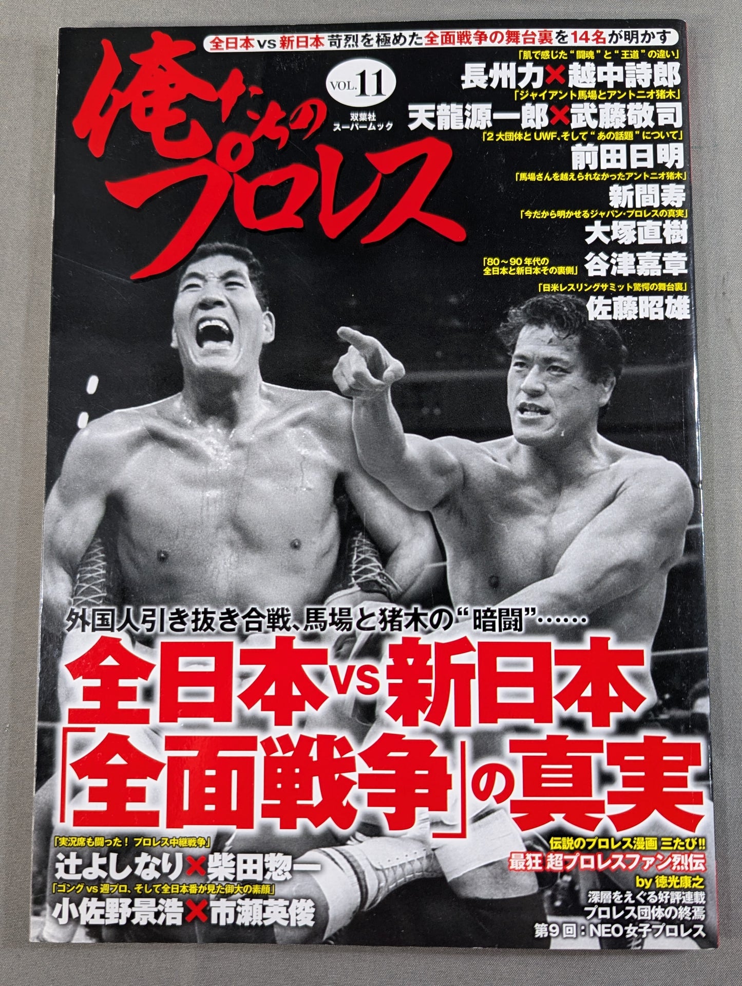 俺たちのプロレス VOL.11 「全日本vs新日本」苛烈を極めた全面戦争の舞台裏を14名が明かす