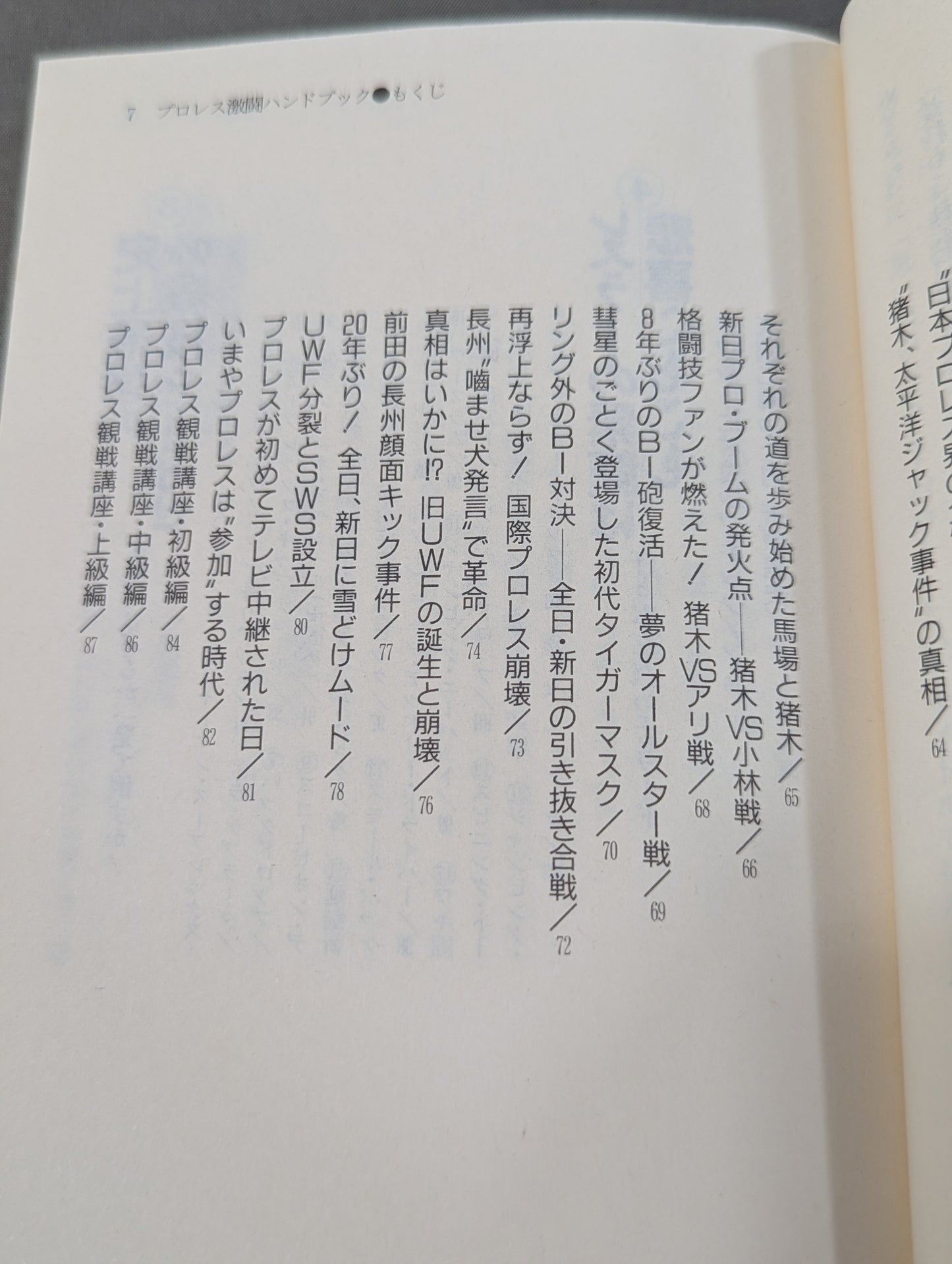 完全保存版 プロレス激闘ハンドブック 燃える男たちの全記録
