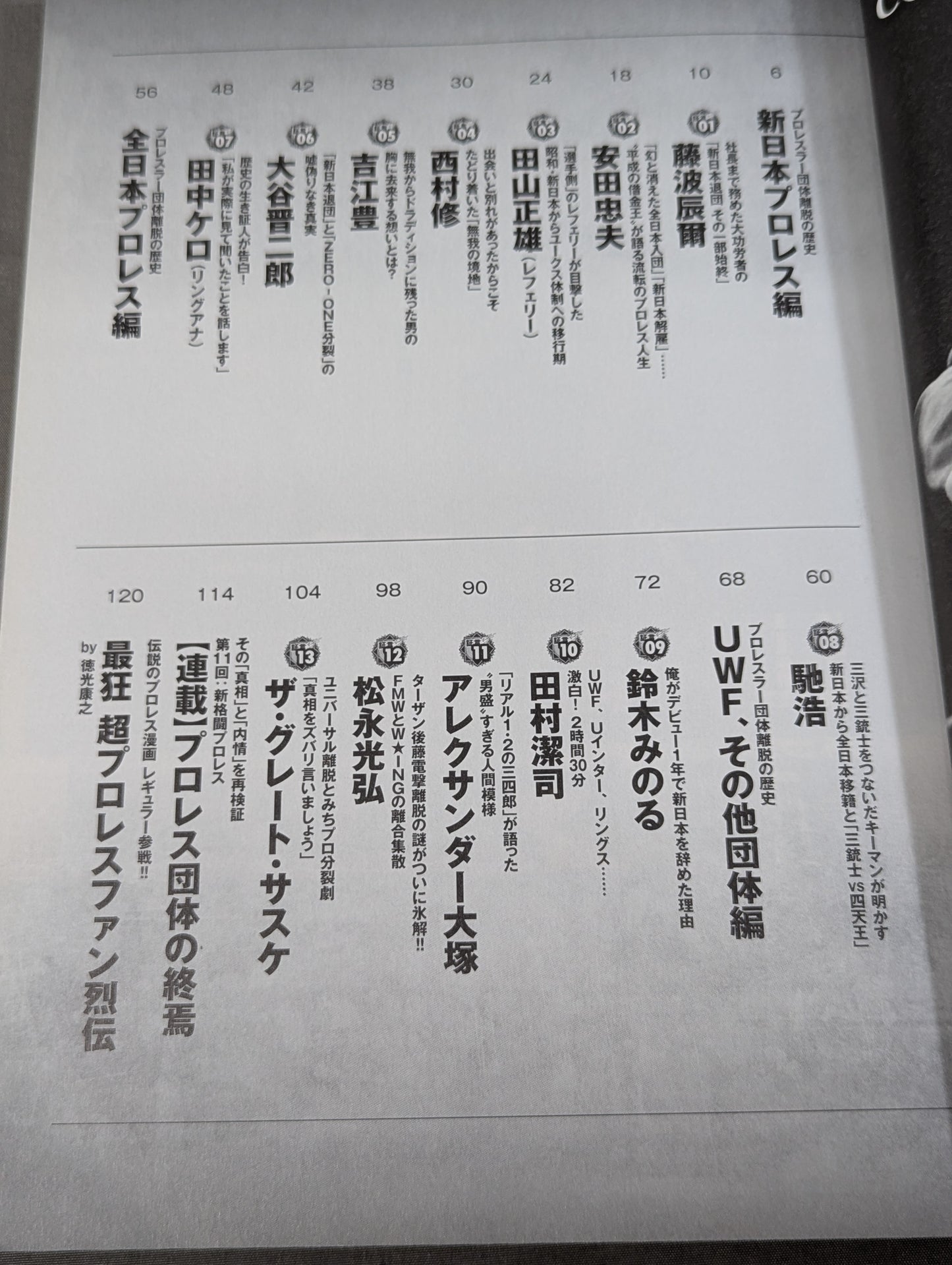Our Pro Wrestling  Vol.13 The truth about pro wrestler's "withdrawal from promotion "