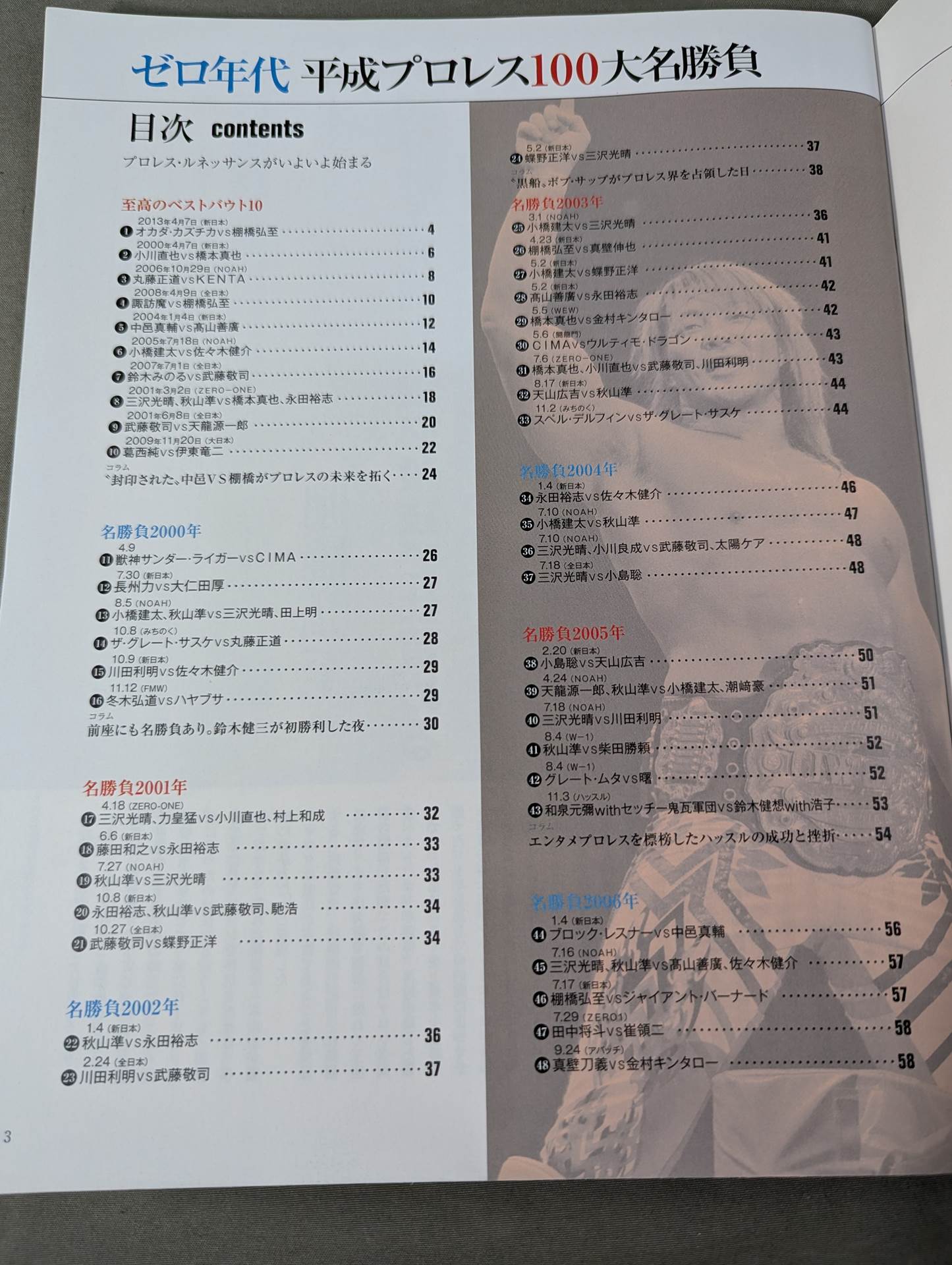 Zero Era Heisei Pro Wrestling  100 Great Names