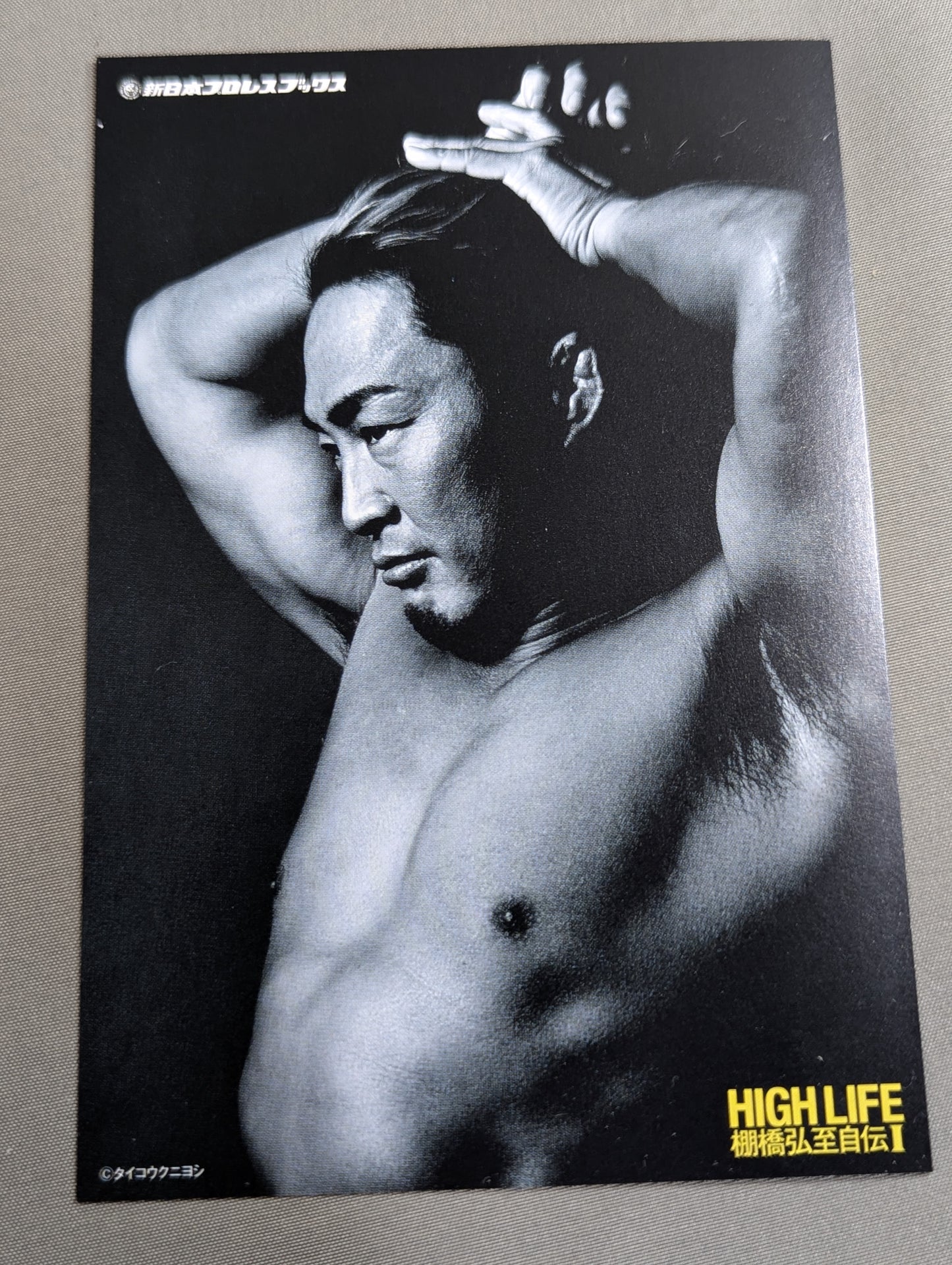 [Hand signed autograph  & bonus postcard included] HIGH LIFE Hiroshi Tanahashi  Autobiography I.