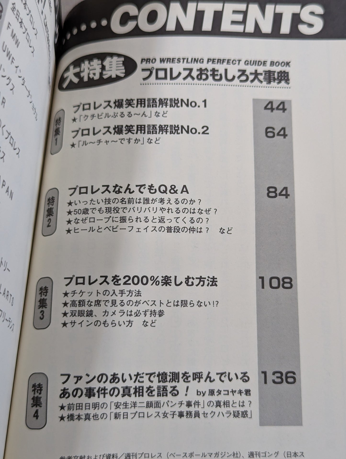 Pro Wrestling Comprehensive Viewing Guidebook
