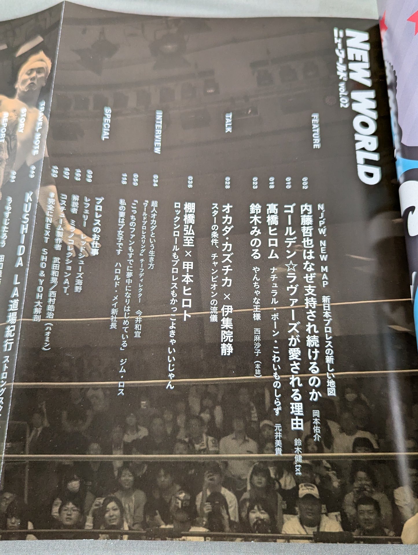 "New Japan Pro Wrestling  World" Official Book NEW WORLD vol.2