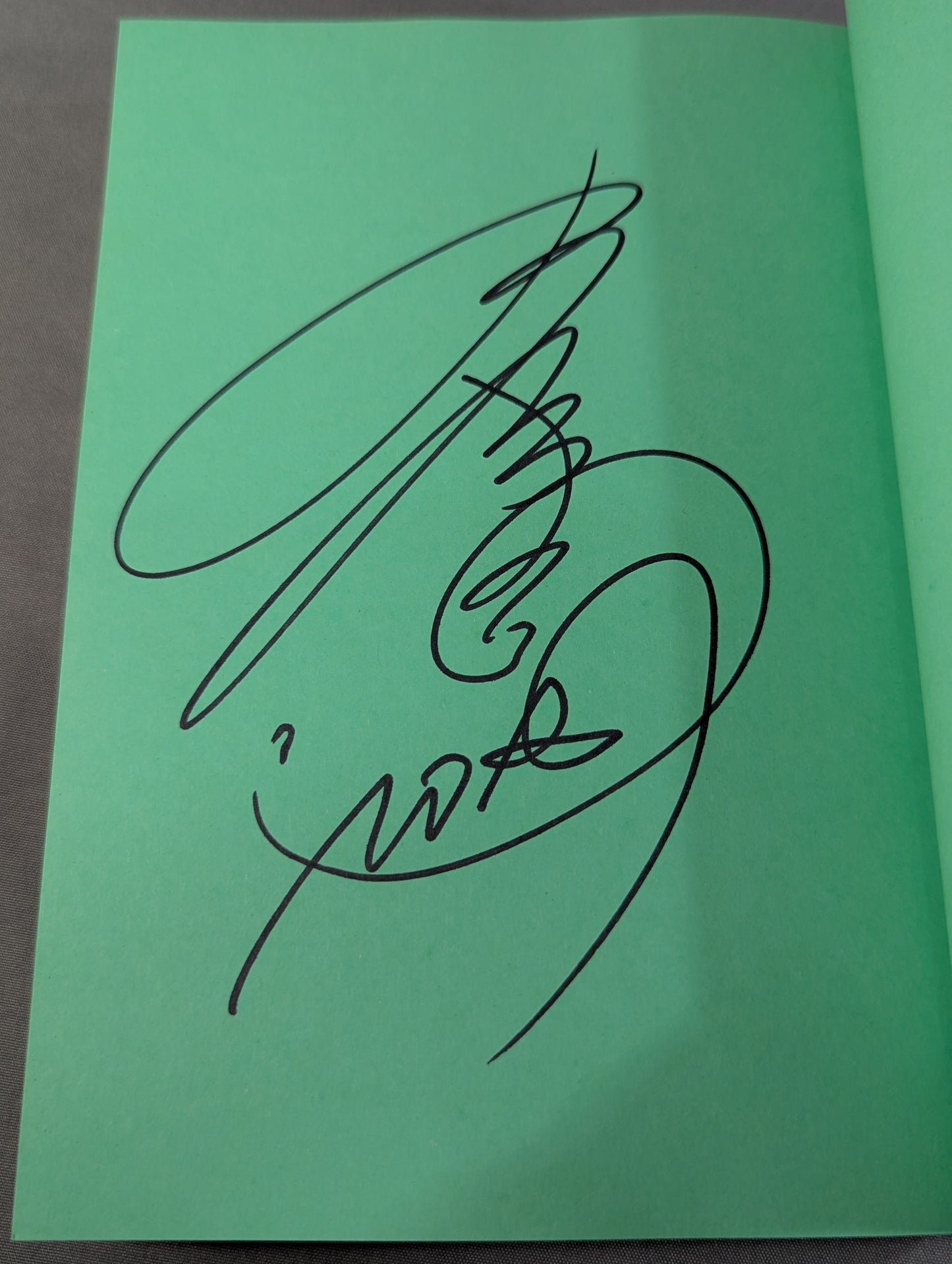 【hand signed autograph】 Successor to the Ark