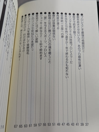 アントニオ猪木の元気の出る発言録 その闘魂と人間の研究