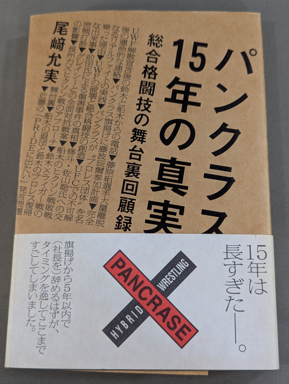 パンクラス15年の真実 総合格闘技の舞台裏回顧録