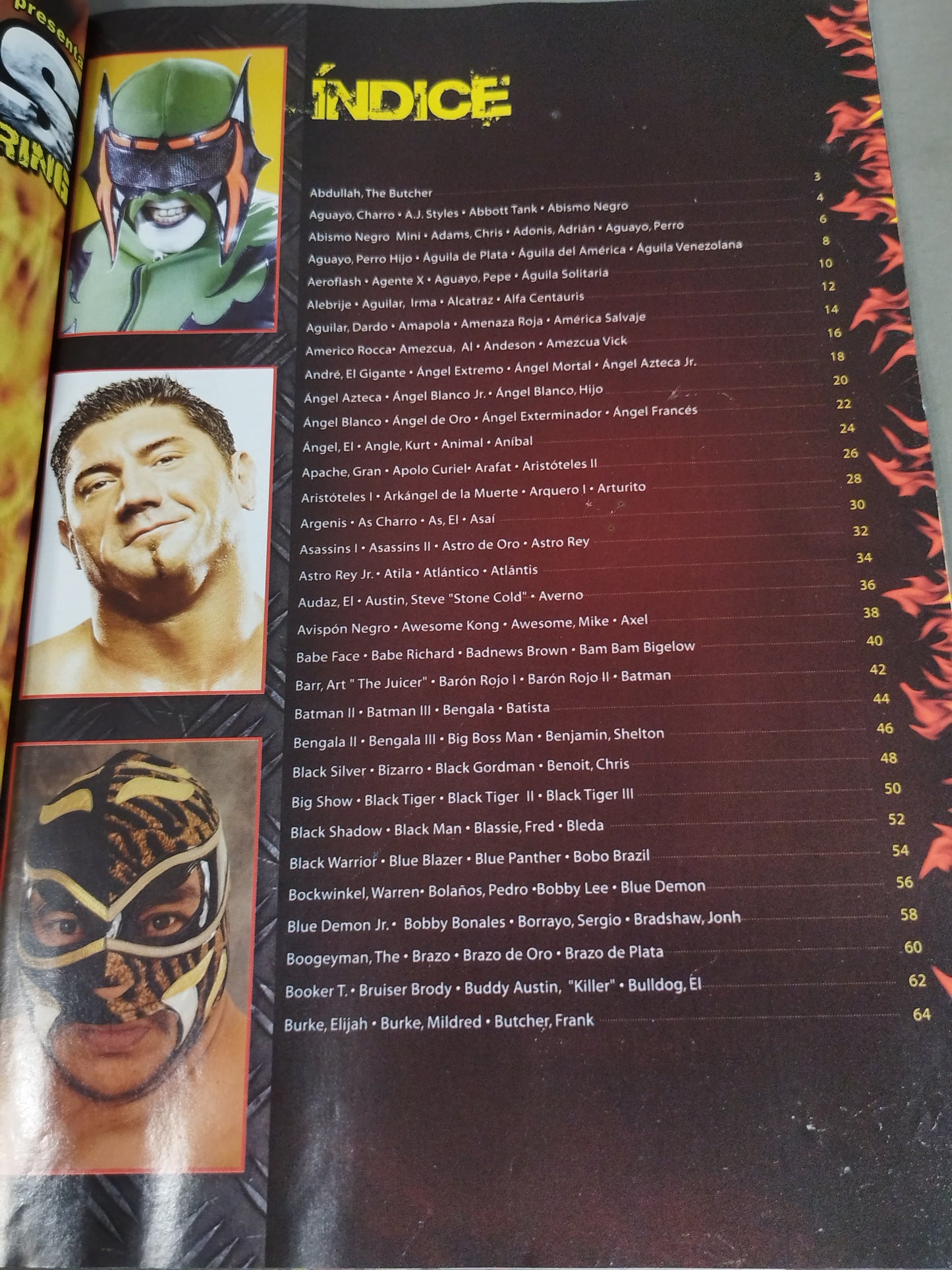 ENCICLOPEDIA MUNDIAL DE LUCHADORES TOMO 1(A-B)