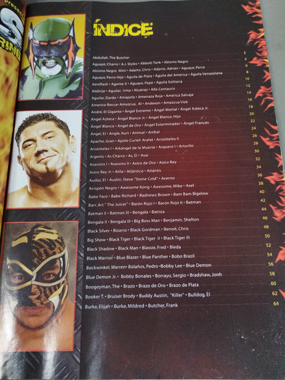 ENCICLOPEDIA MUNDIAL DE LUCHADORES TOMO 1(A-B)