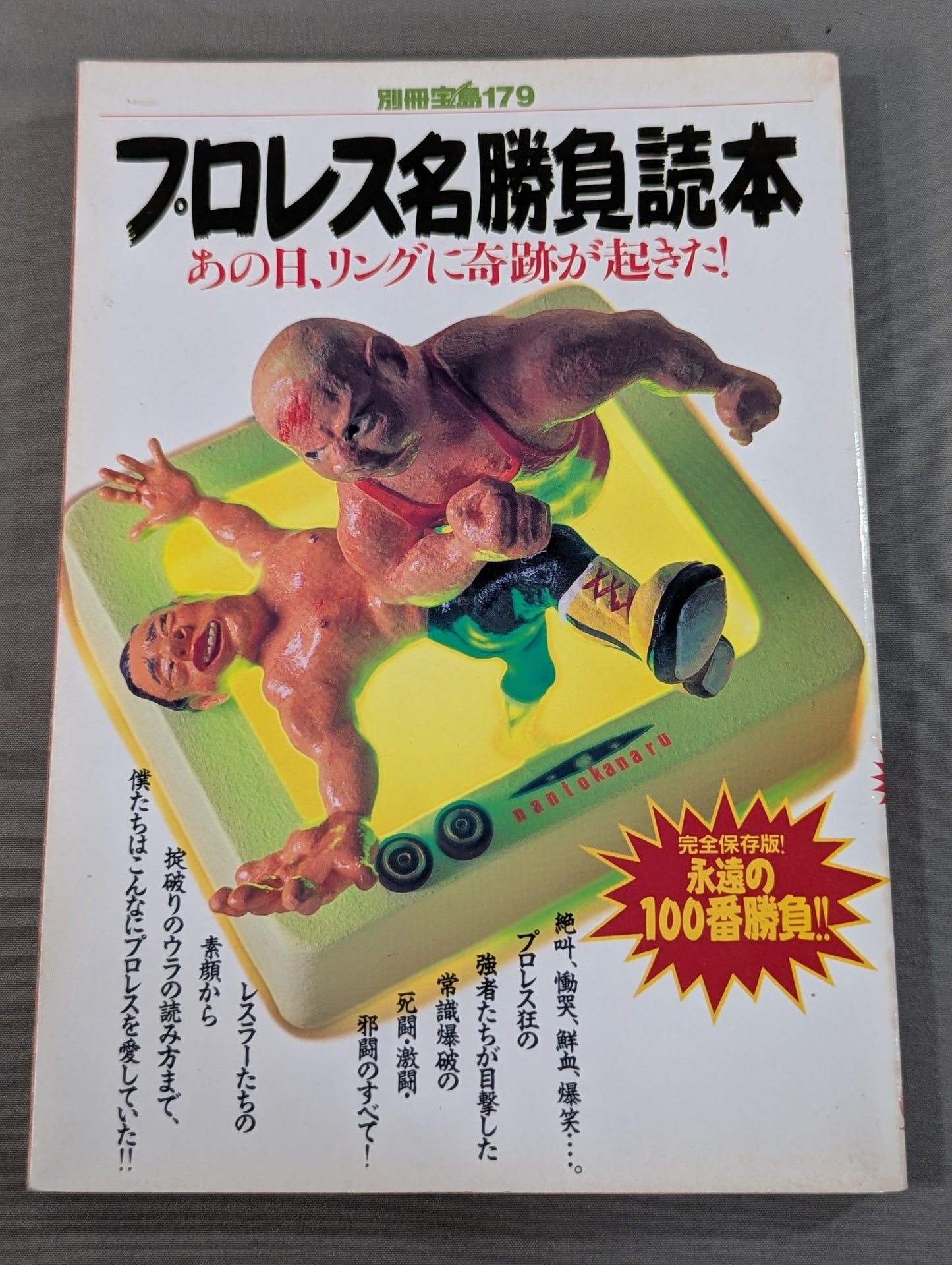 別冊宝島179 プロレス名勝負読本 あの日リングに奇跡が起きた!!