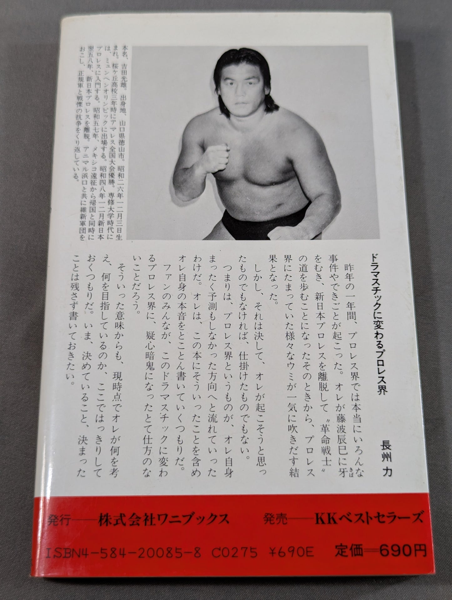 It's an all-out war Pro Wrestling  Riki Choshu One kill at a time